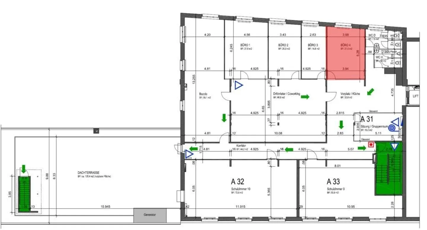 Modernes Büro im KUBUS - Foto 7 von 7