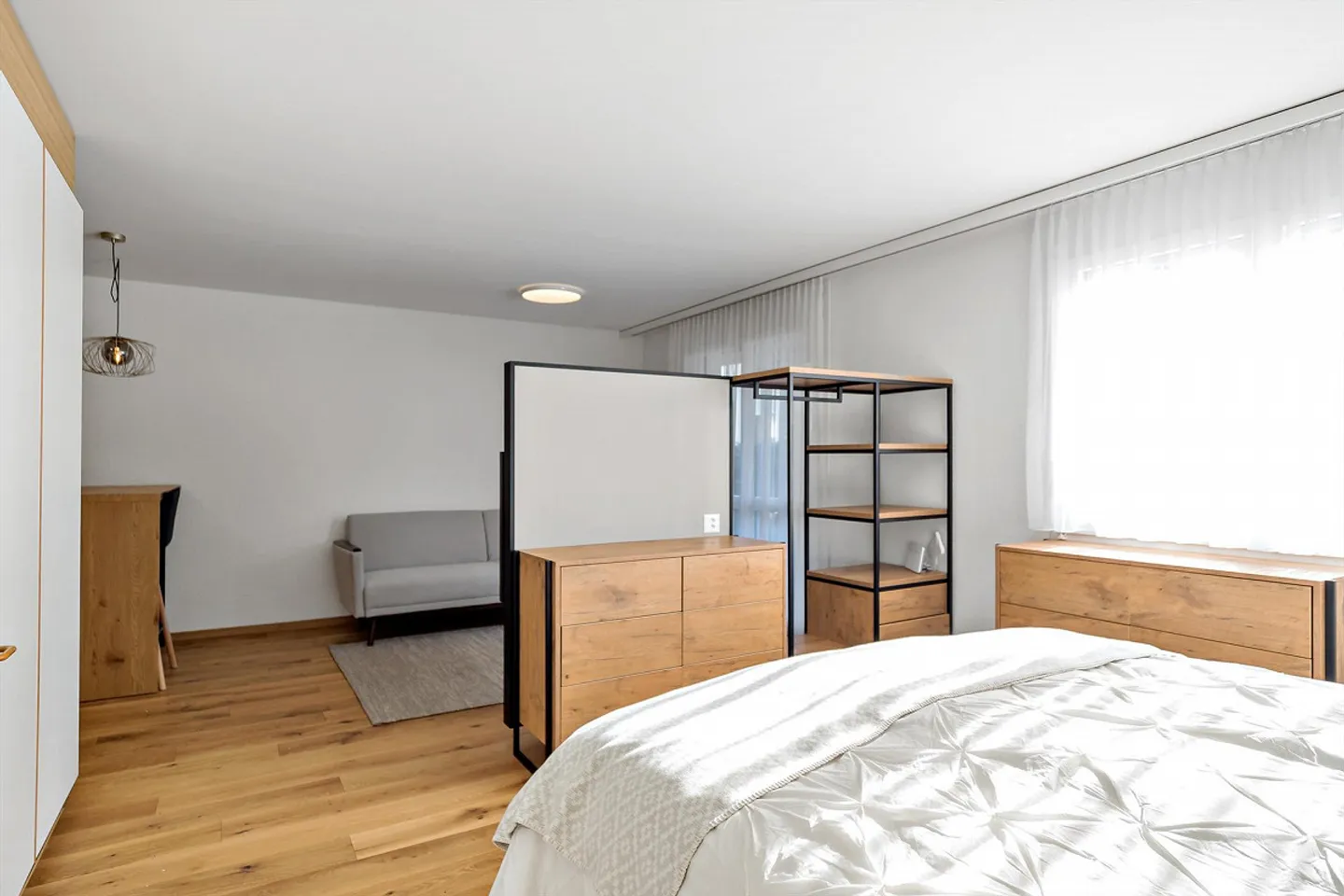 Möblierte Wohnung mit Balkon - Foto 5 von 8