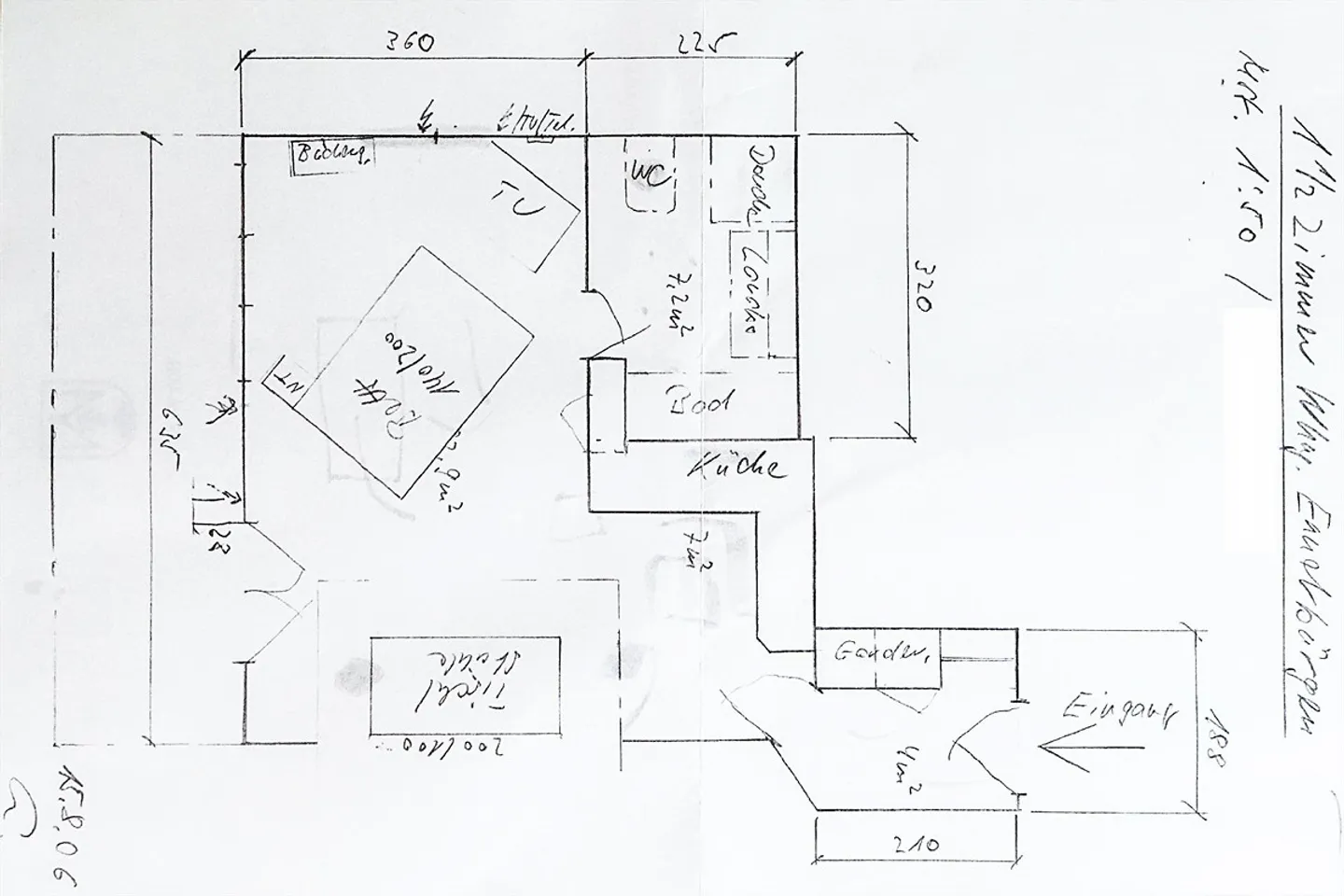 Möblierte Wohnung mit Balkon - Foto 8 von 8