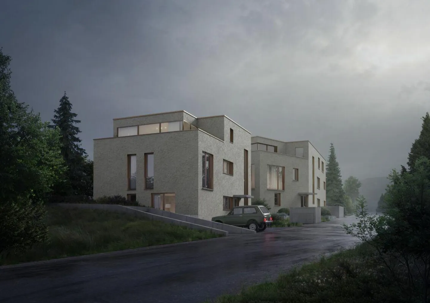 Nuovo progetto di costruzione Birkenweg / Inizio dei lavori è avvenuto - Foto 1 di 6
