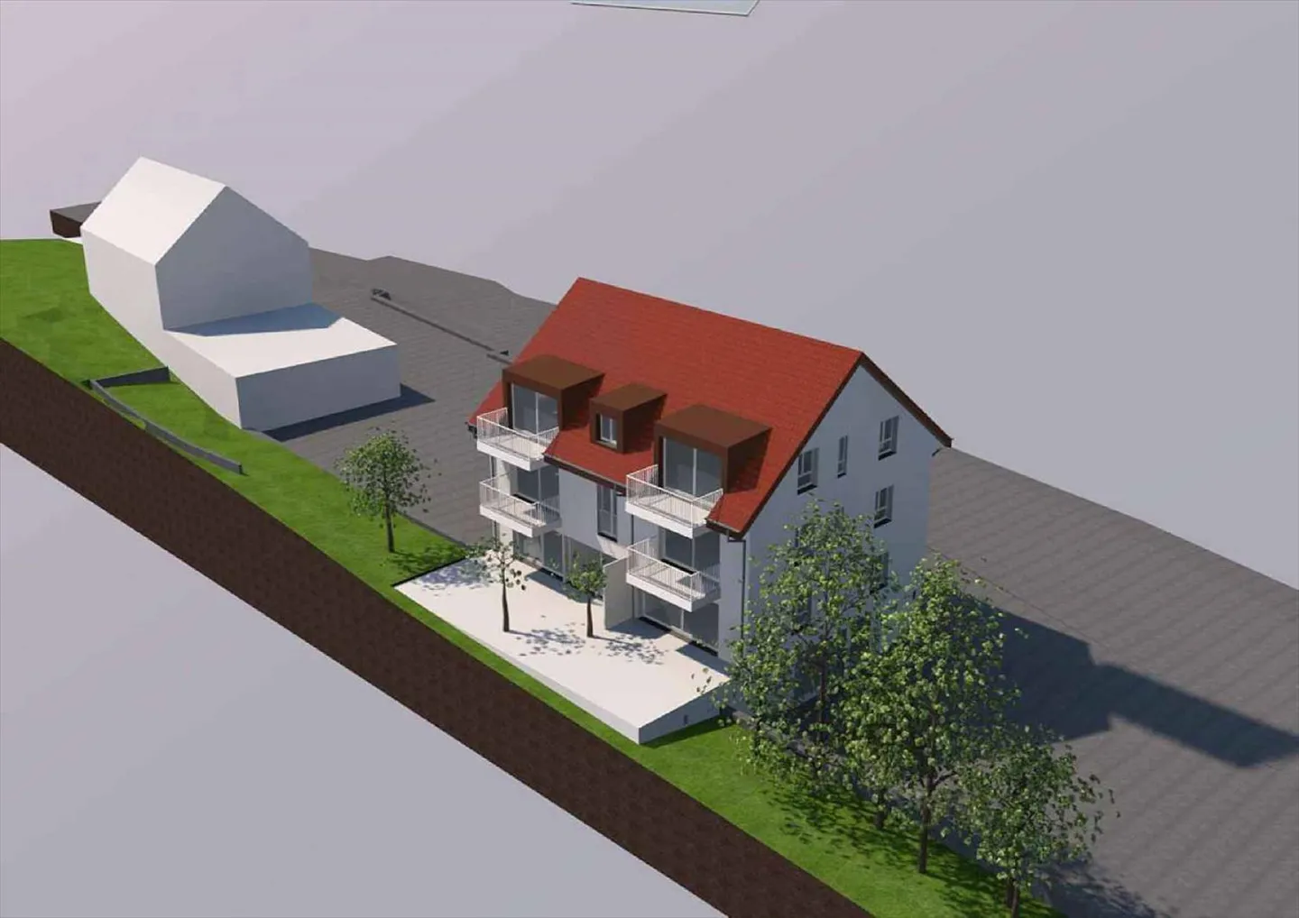 NEUF : Appartement 2,5 pièces avec terrasse - Photo 2 sur 2