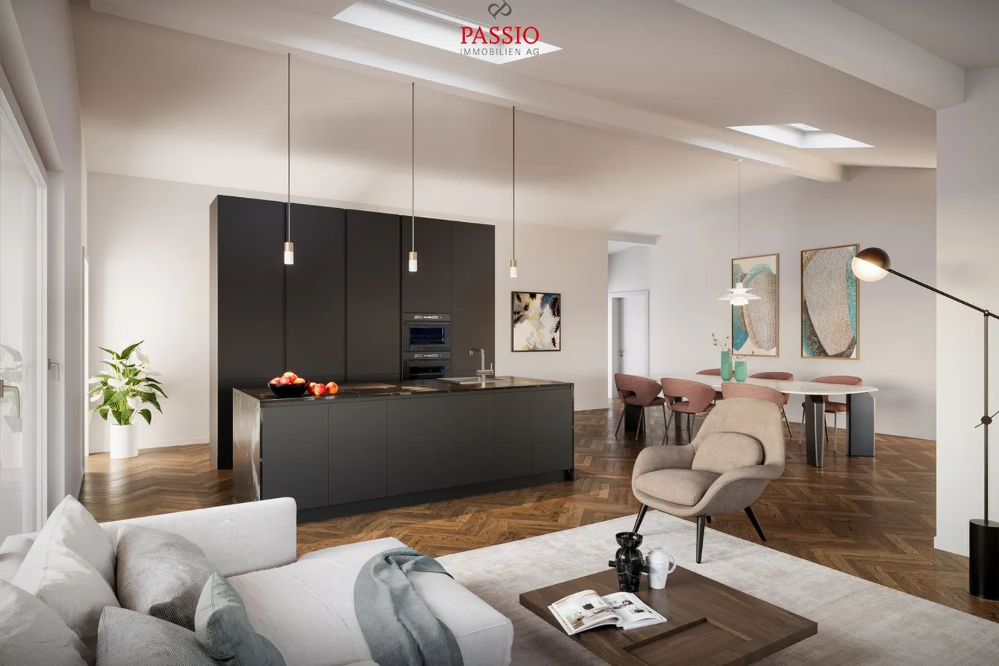 5.5-Zimmer Dachwohnung mit zwei Balkonen und Mitgestaltungsmöglichkeit - Foto 2 di 13