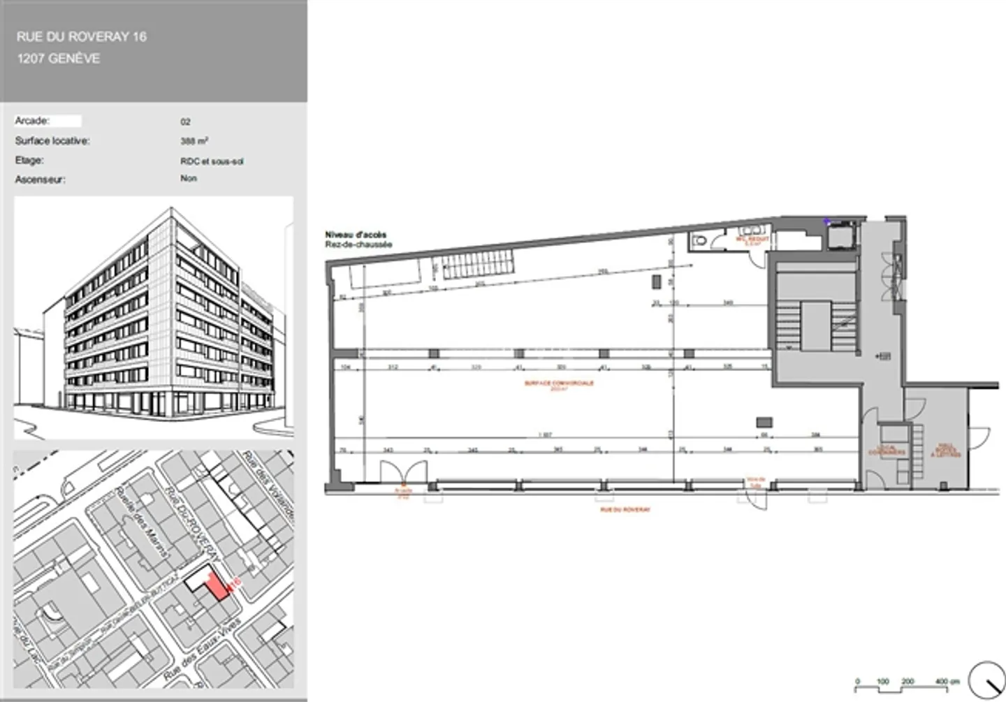 Passage d'environ 388 m², dont 179 m² au sous-sol - Photo 4 sur 5