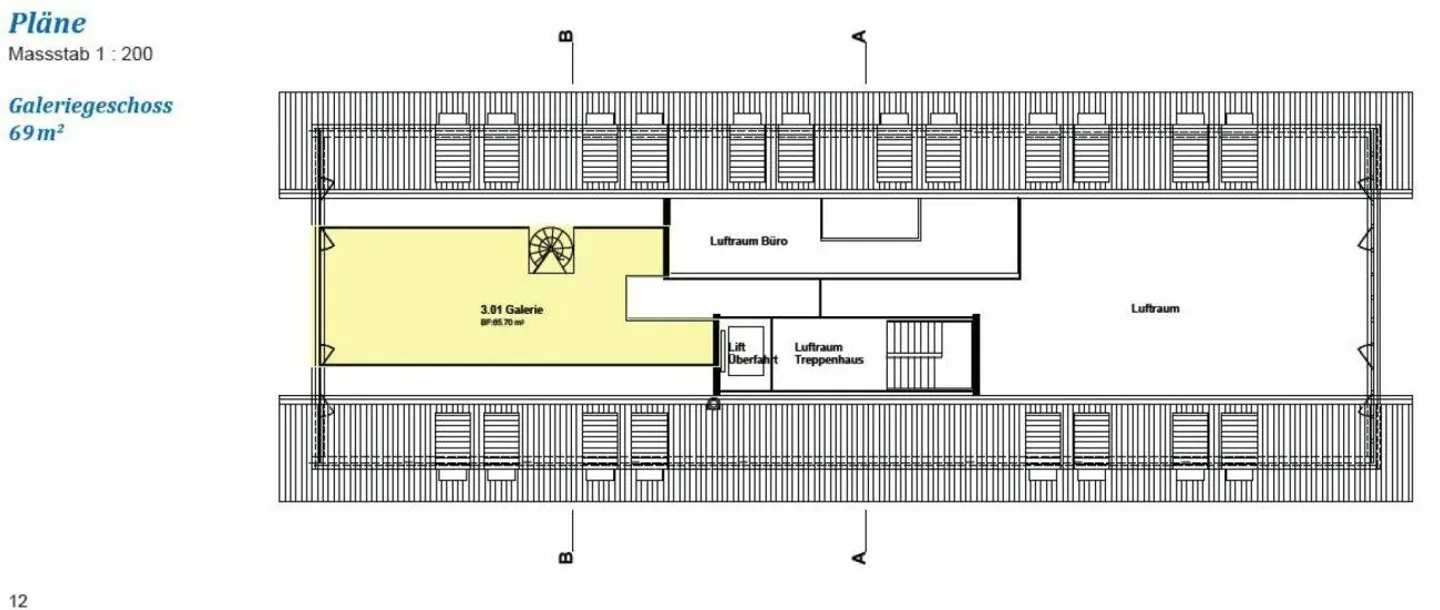 Schöne, grosszügige Büroräumlichkeiten an optimaler Lage Nähe Loryp... - Foto 20 von 20