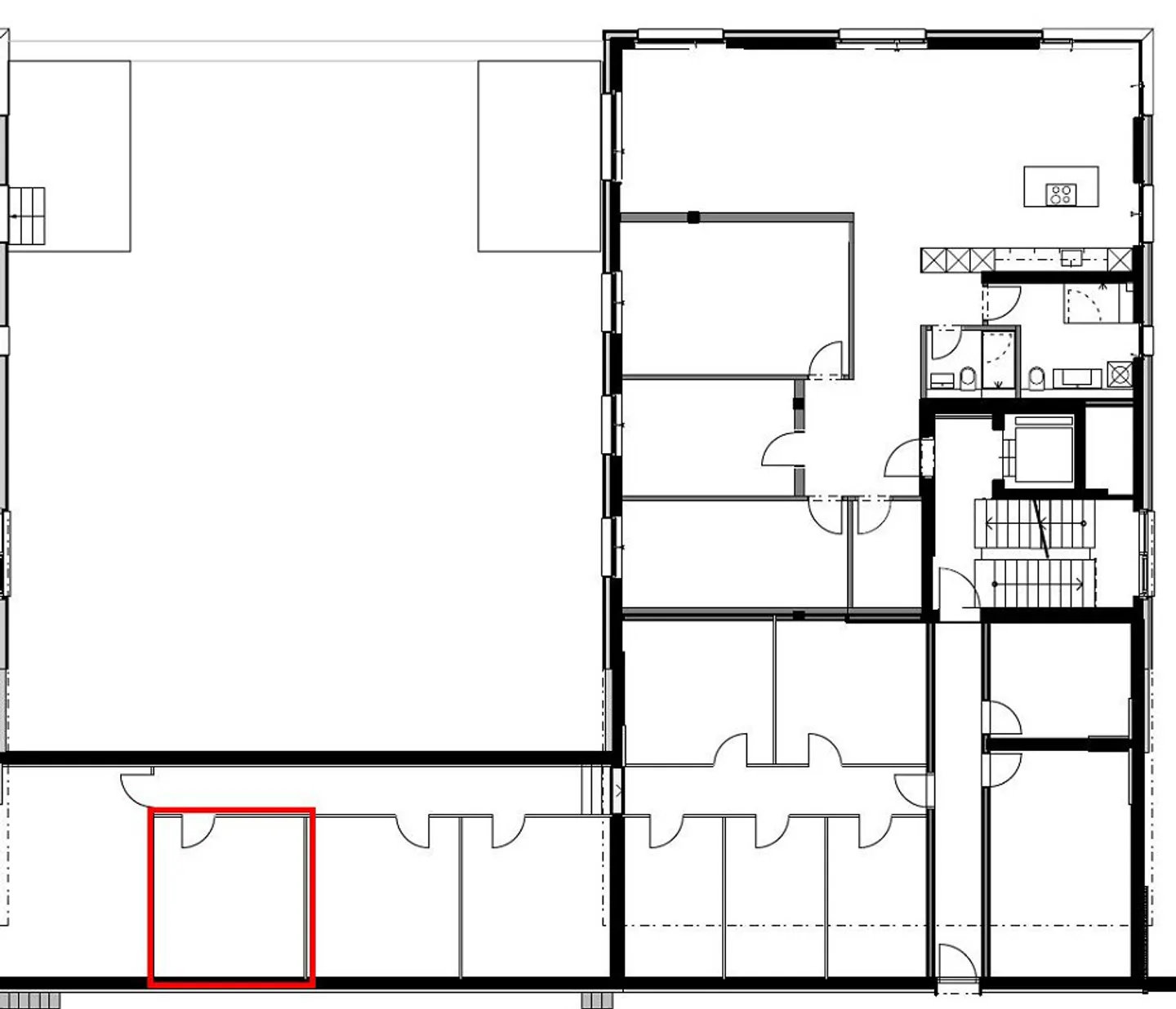 Locale cantina/spazio di stoccaggio nel nuovo edificio Haldenhof 3 - Foto 5 di 6