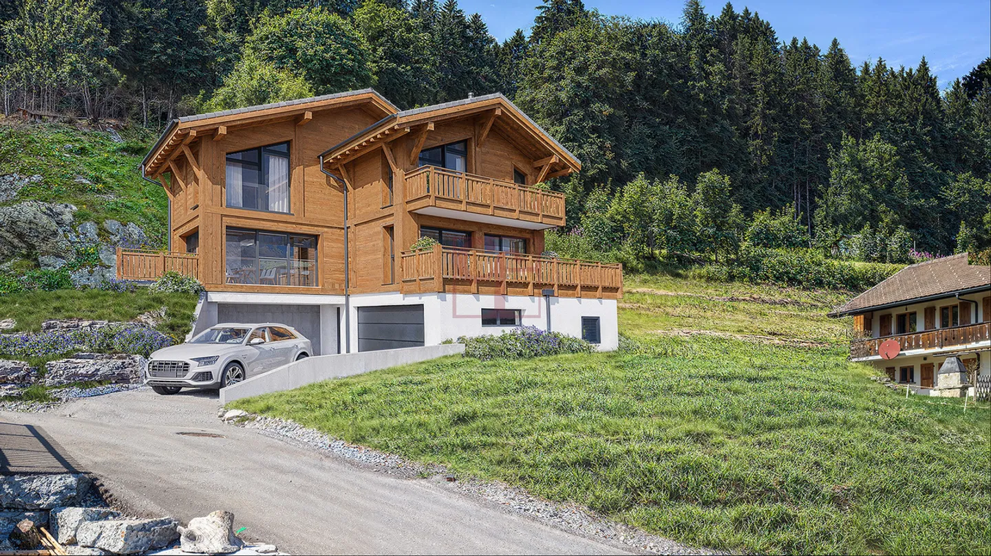 Les Sciernes-d'Albeuve - Chalet nach Plan - Foto 1 von 4