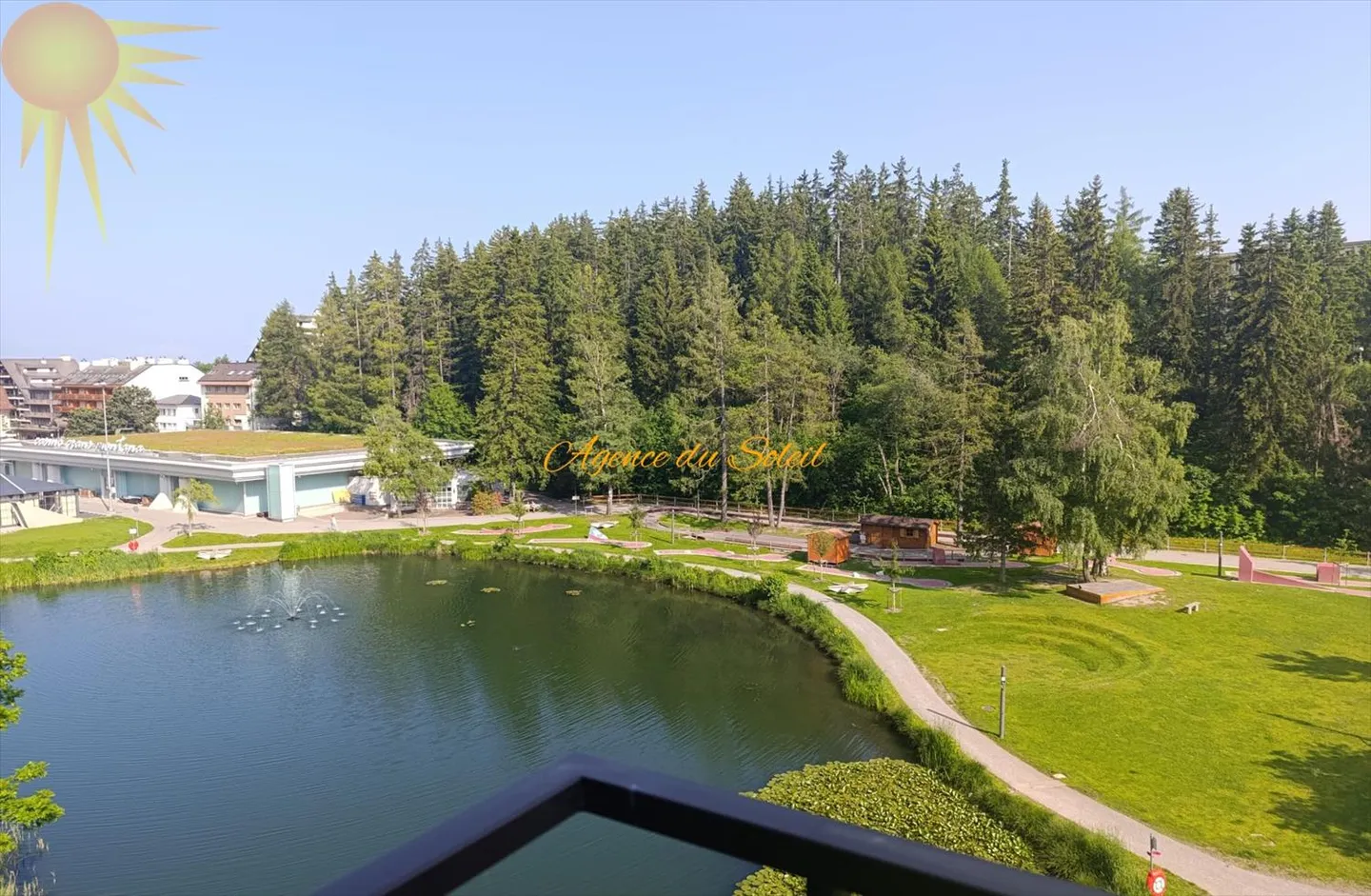 Für das ganze Jahr zu vermieten, diese superbe 3.5 Zimmer moderne Wohnung im Herzen von Montana! - Foto 2 von 13