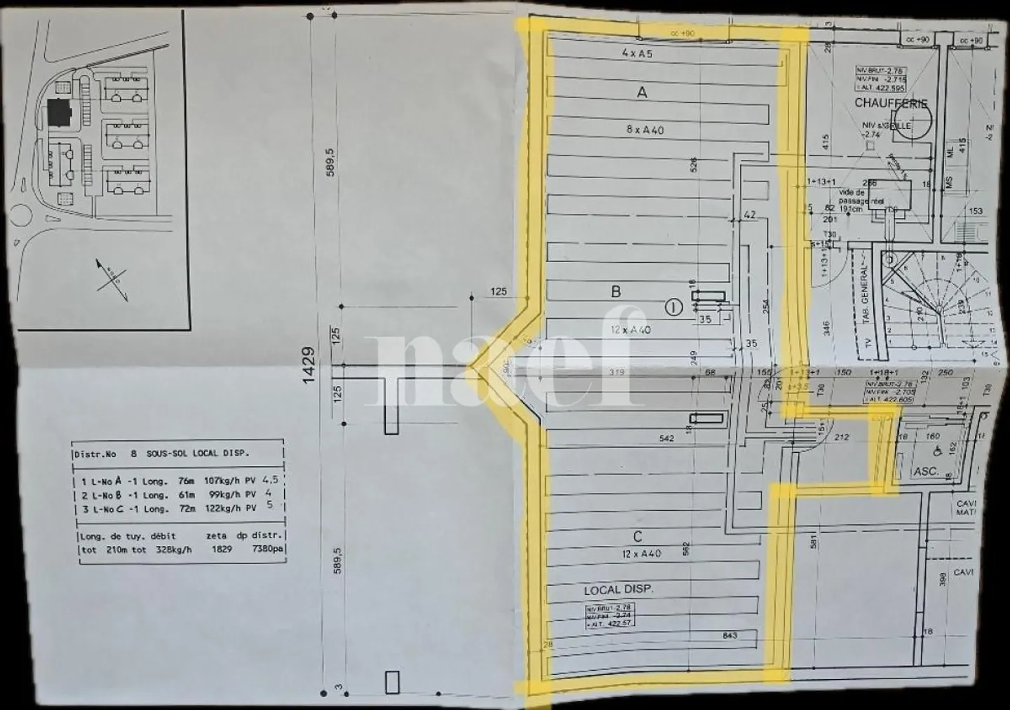 Ampio spazio di stoccaggio/commerciale riscaldato nel seminterrato con angolo cottura e WC - Foto 5 di 5