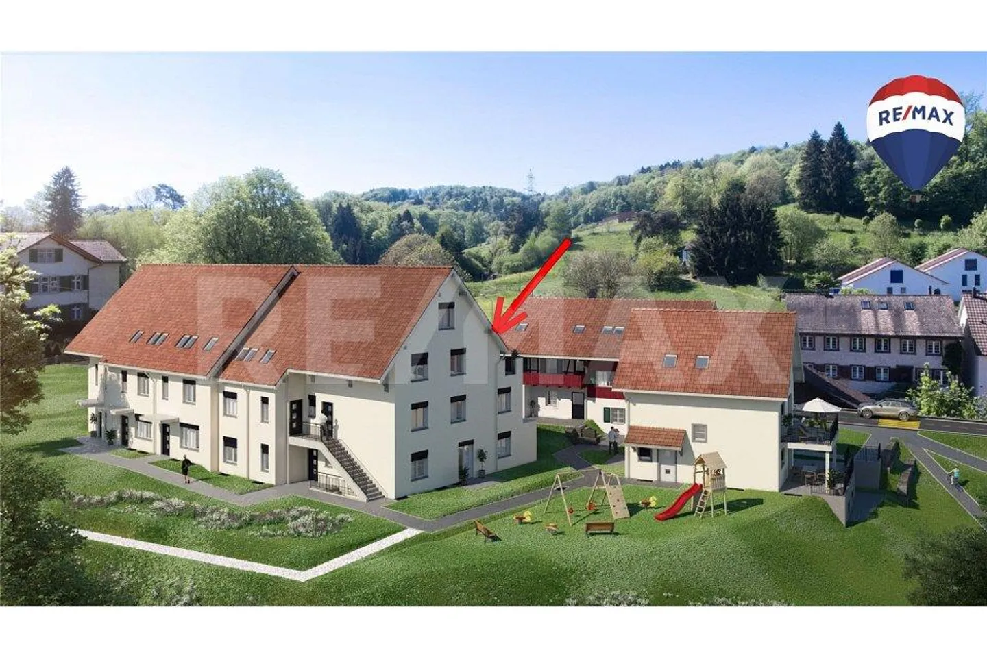 6.5-Zimmer Eigentumswohnung im Neubauprojekt "Smiledörfli Wydum Rorbas" - Haus 2 - Foto 1 von 13