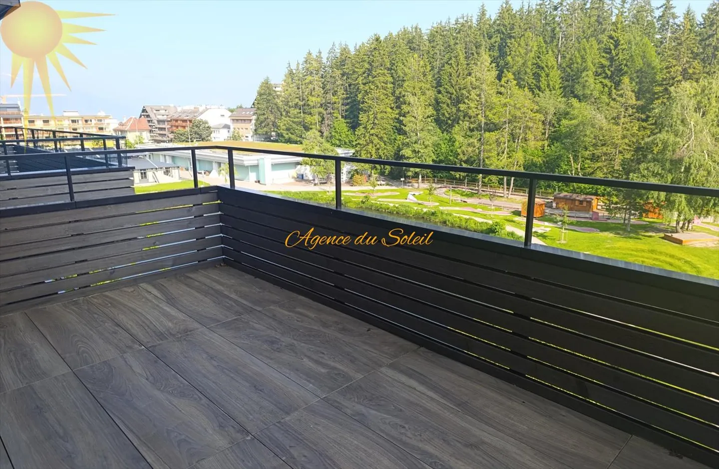 Für das ganze Jahr zu vermieten, diese superbe 3.5 Zimmer moderne Wohnung im Herzen von Montana! - Foto 6 von 13