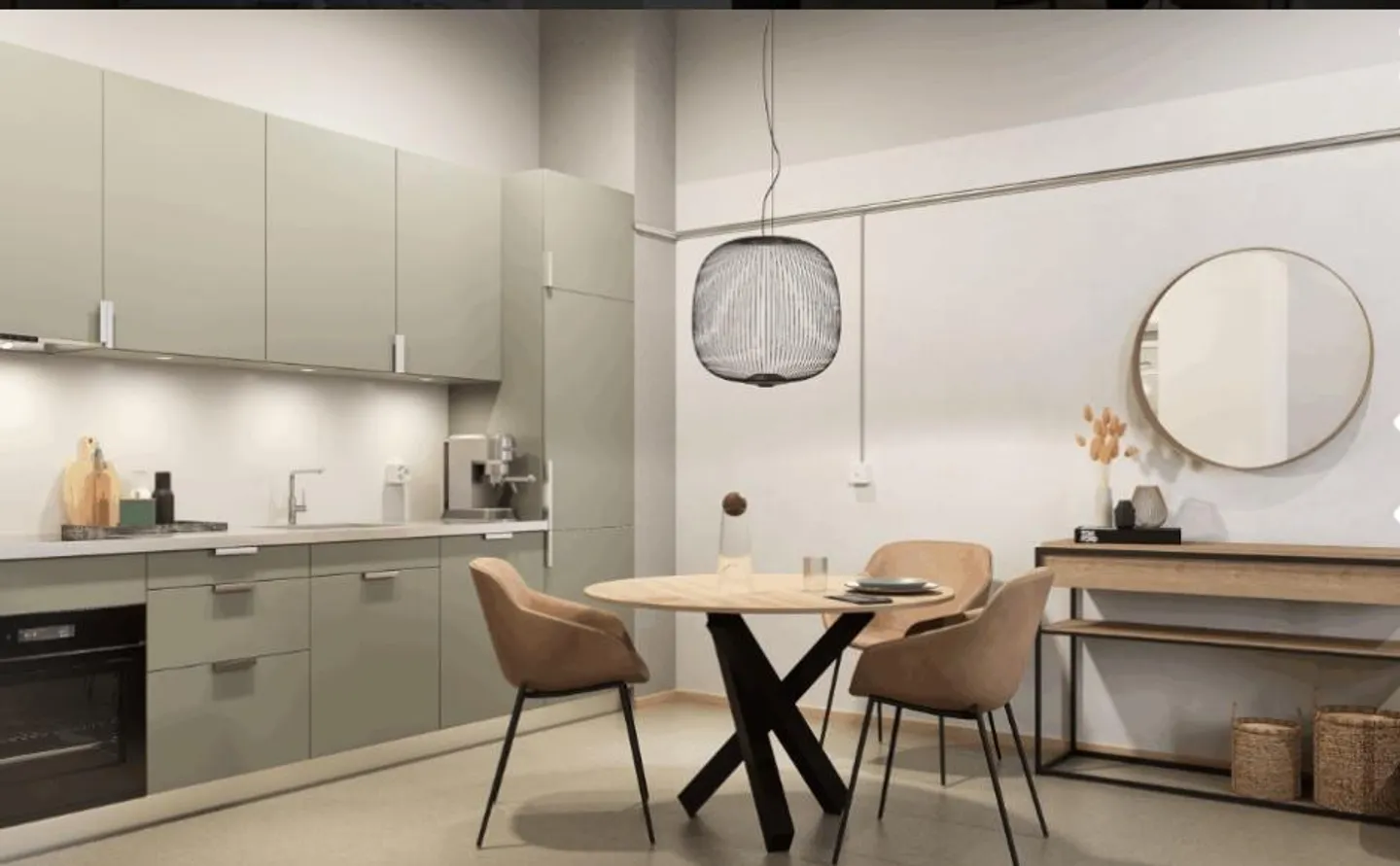 First occupancy on the Rhine: Modern 2.5-room new apartment (53m²) in Basel - Photo 2 of 8