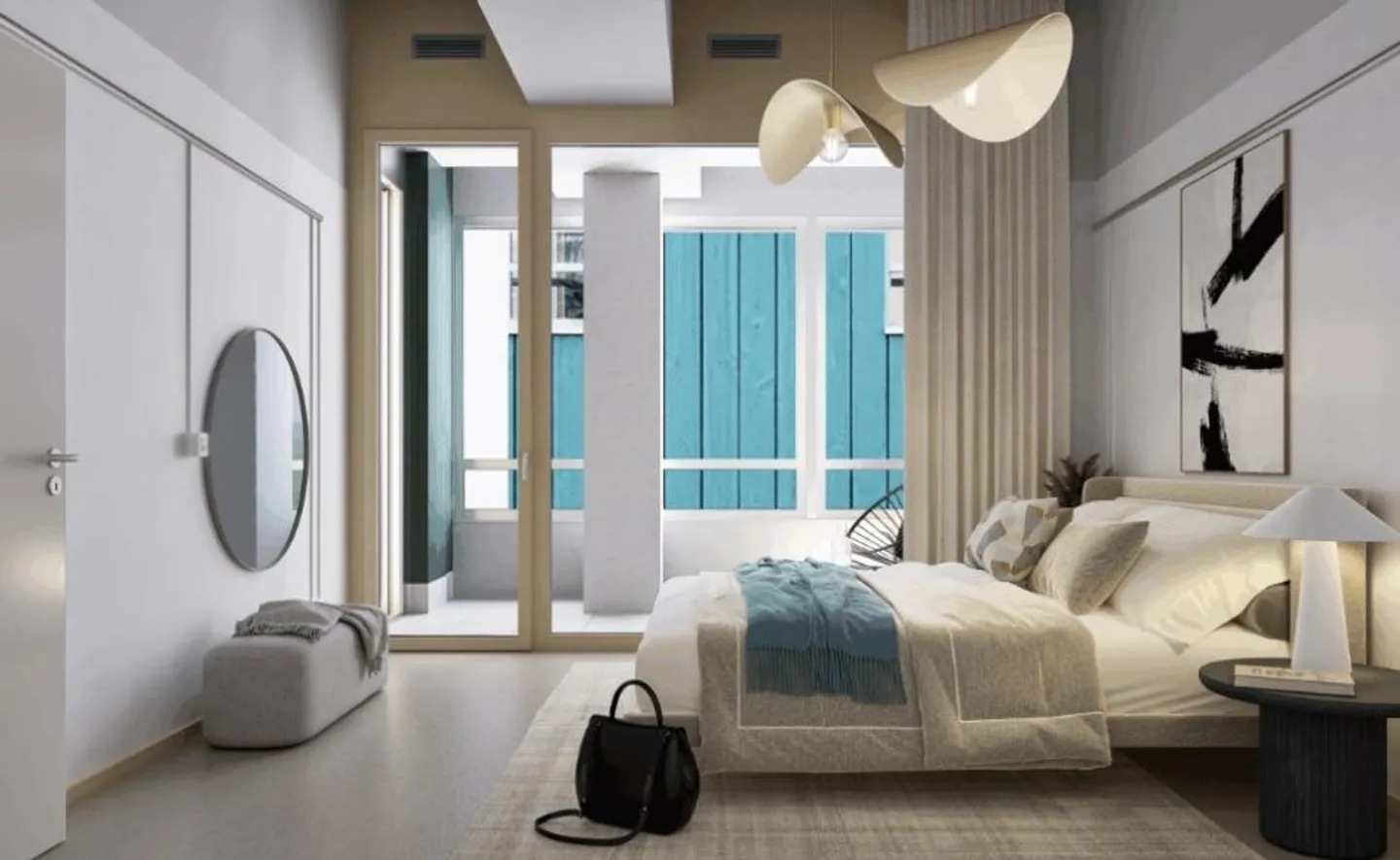 First occupancy on the Rhine: Modern 2.5-room new apartment (53m²) in Basel - Photo 5 of 8