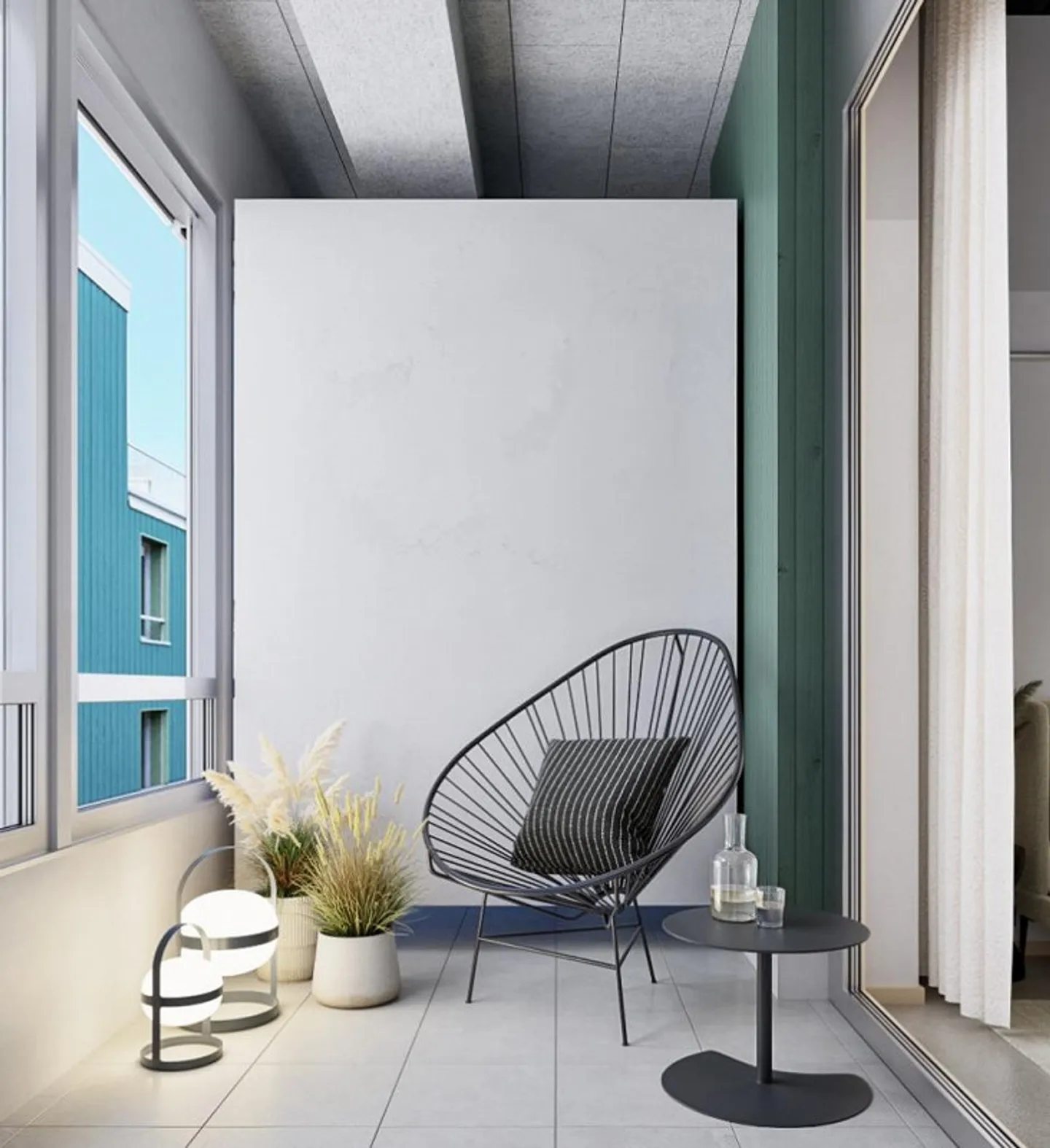 First occupancy on the Rhine: Modern 2.5-room new apartment (53m²) in Basel - Photo 6 of 8