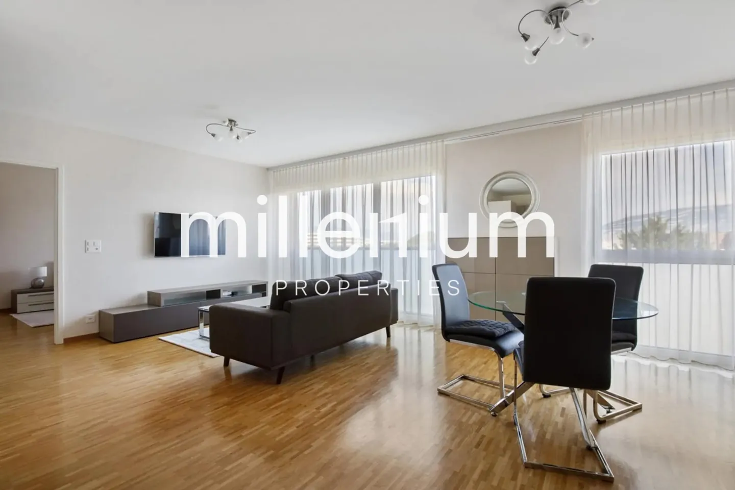 Möbliertes Apartment – Petit-Saconnex – Ungehinderte Aussicht - Foto 3 von 10