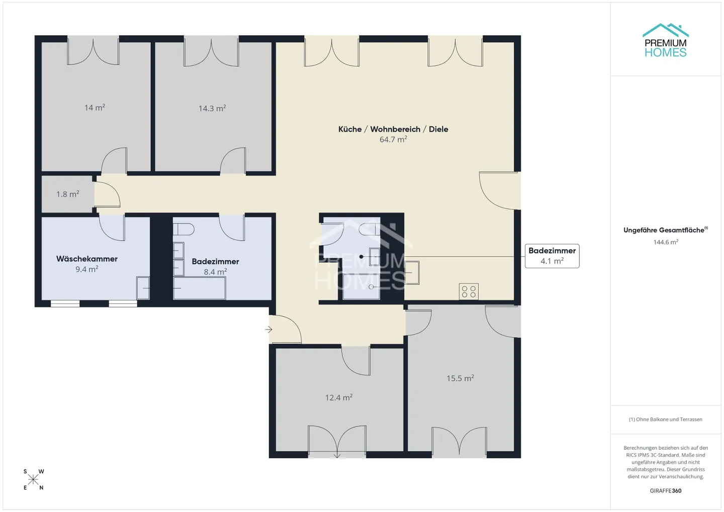 Familienfreundliche Wohnung mit Wintergarten - Foto 12 von 12