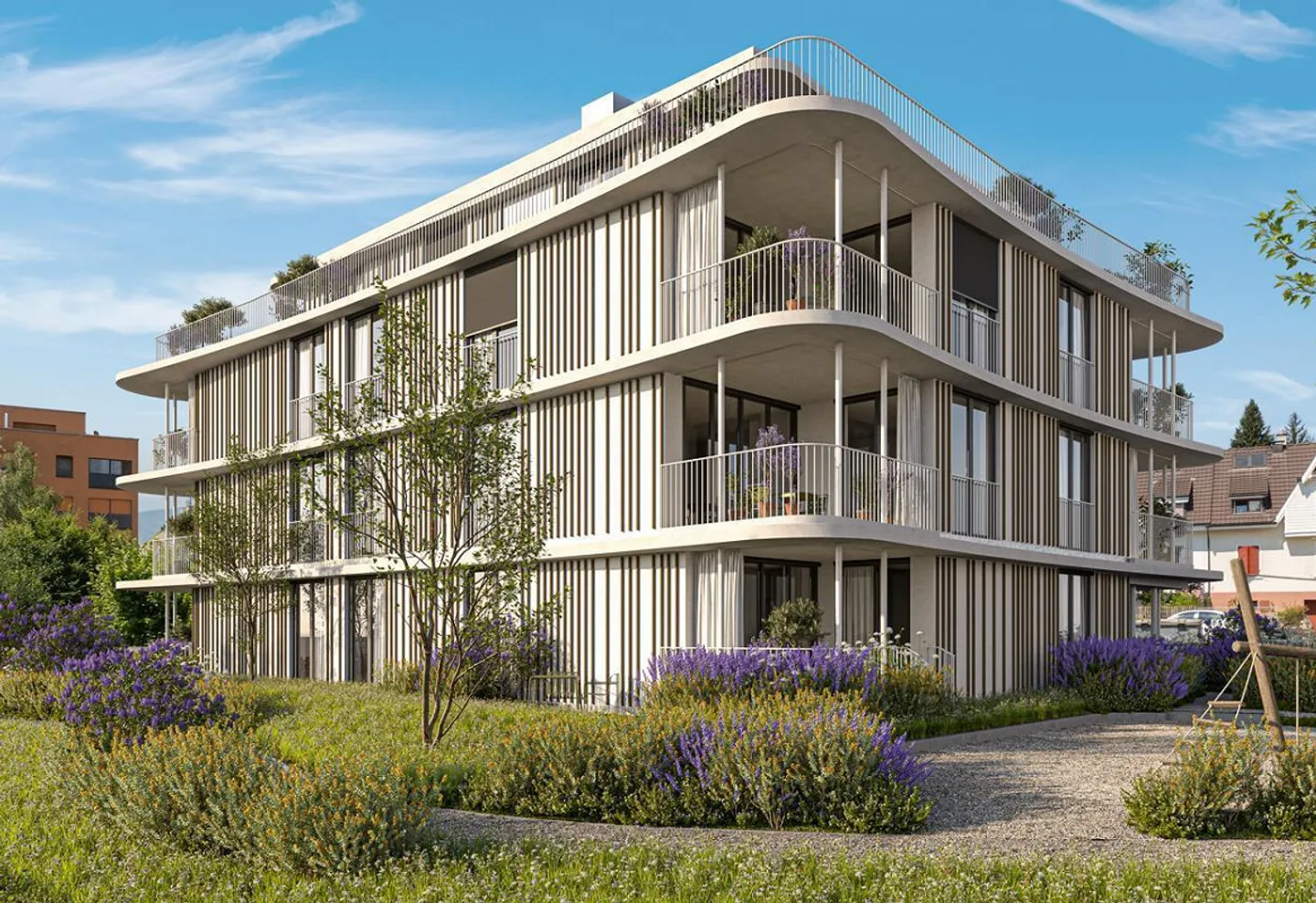 NUOVA COSTRUZIONE: Moderno appartamento di 4,5 stanze W7 con standard Minergie a Oberwil - Foto 2 di 3