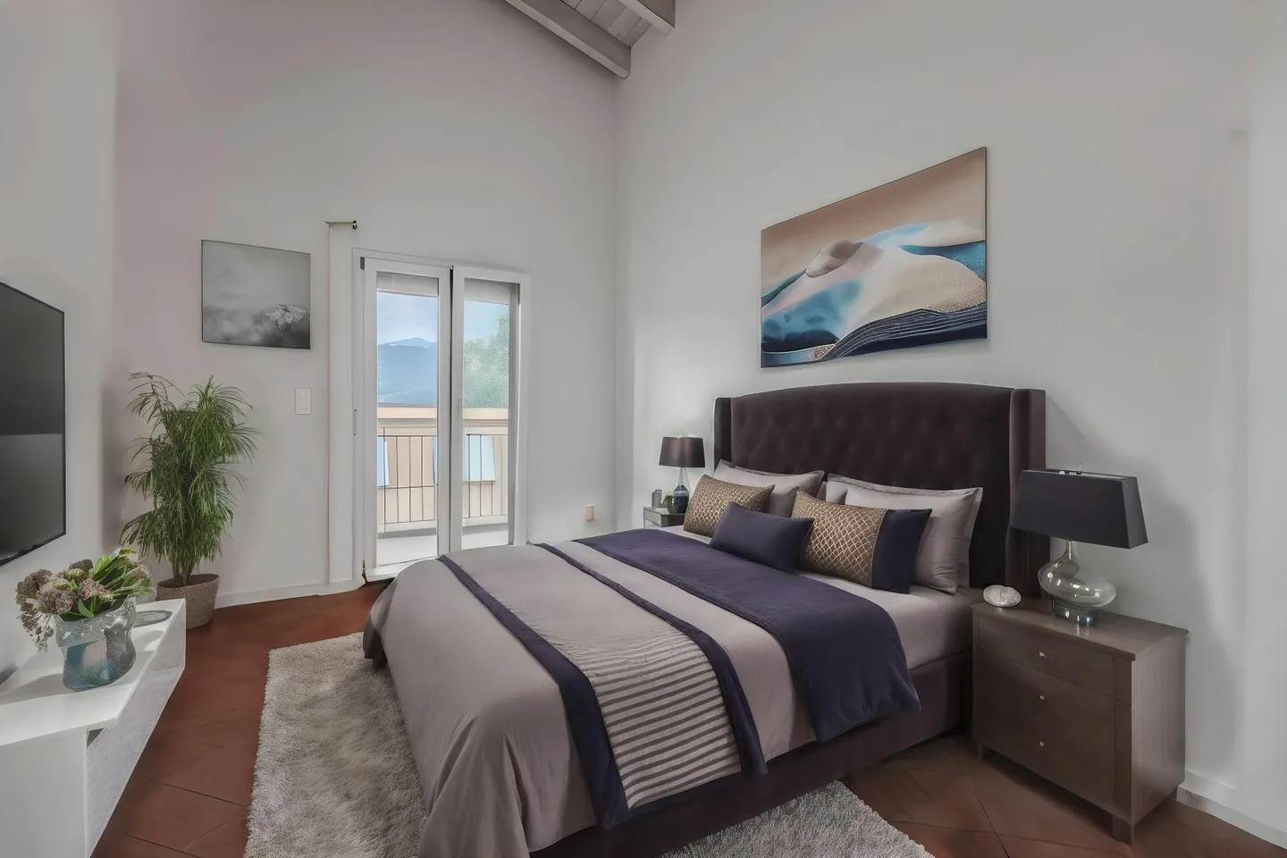 STUPENDES DACHGESCHOSS 3.5 MIT FREIER SICHT IN MENDRISIO ZENTRUM - Foto 6 di 9