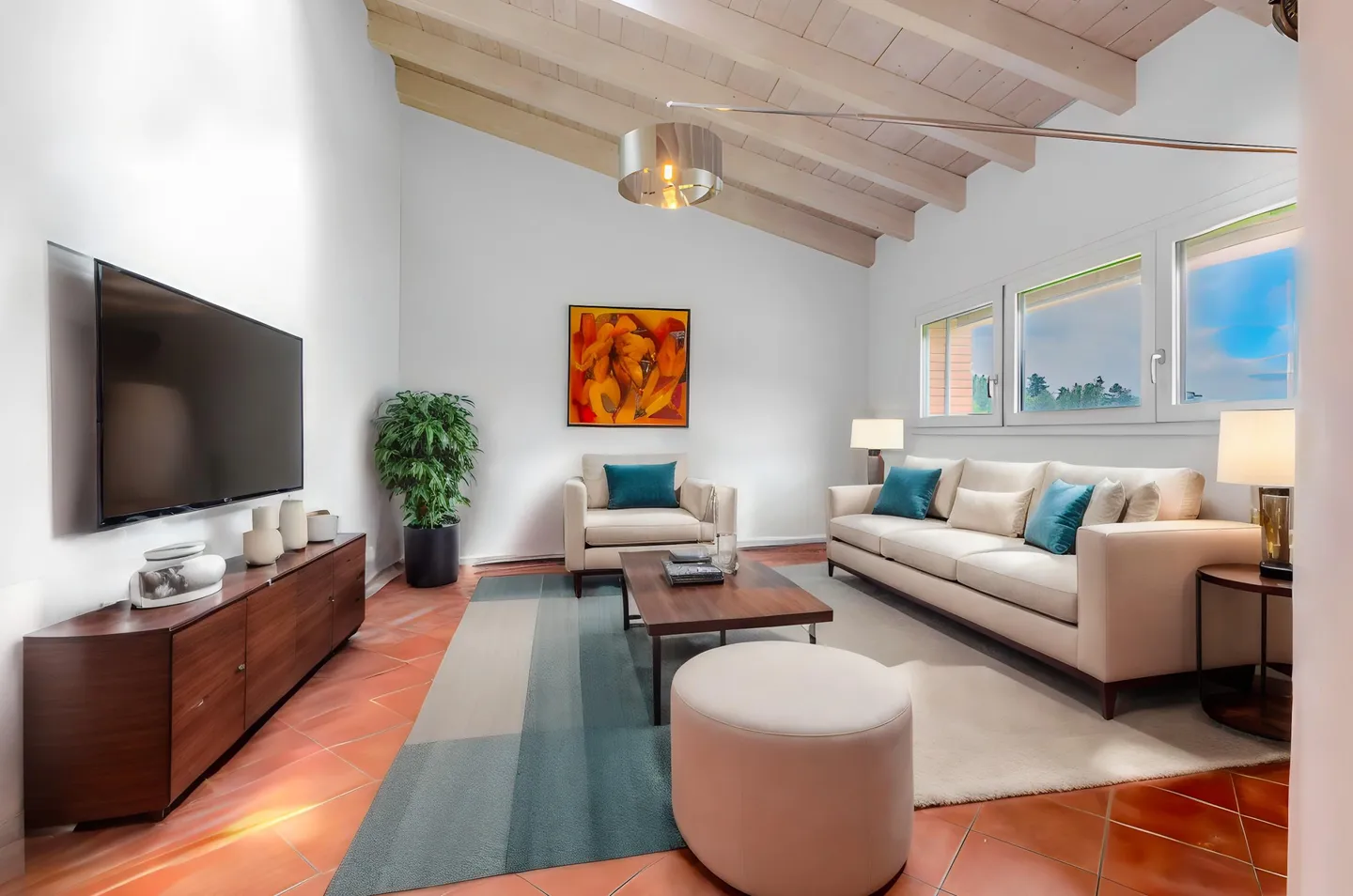 STUPENDES DACHGESCHOSS 3.5 MIT FREIER SICHT IN MENDRISIO ZENTRUM - Foto 3 di 9