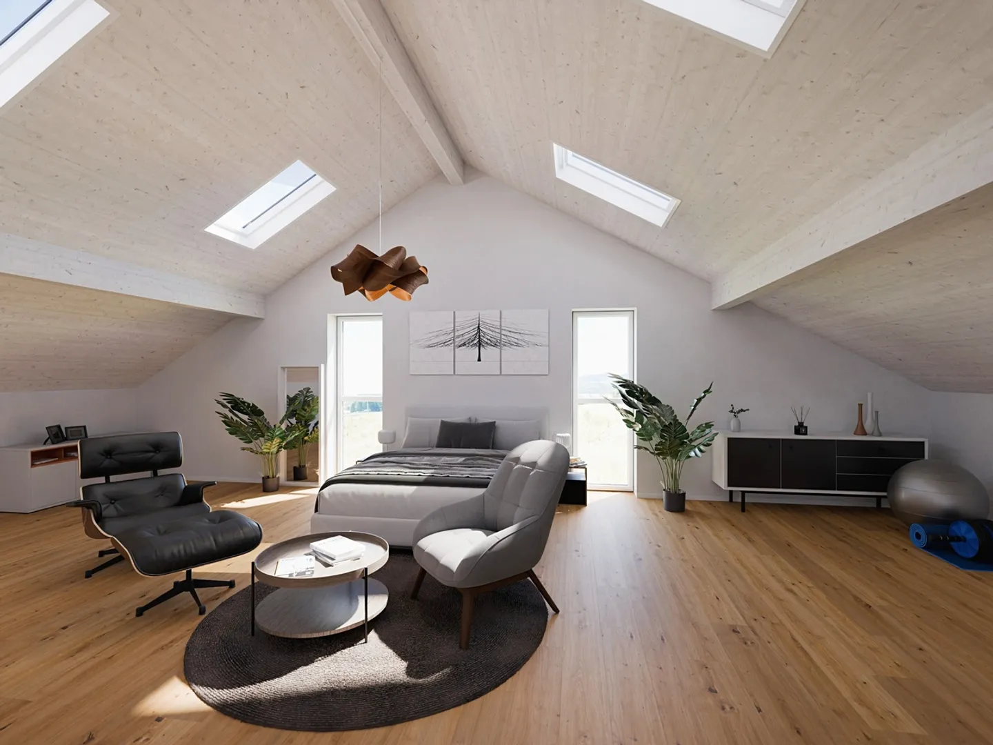 Moderne 5.5-Zimmer-Reiheneinfamilienhäuser im Grünen - Foto 11 von 12