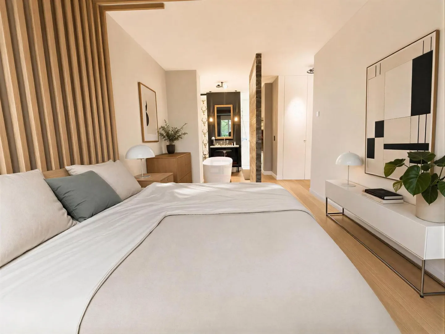 Außergewöhnliche 4-Zimmer-Wohnung mit herrlicher Terrasse in Chêne-Bougeries - Foto 3 von 6