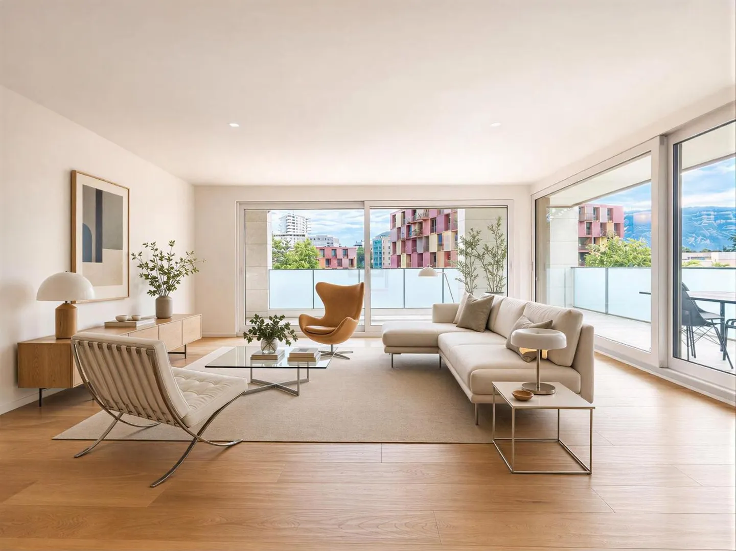 Außergewöhnliche 4-Zimmer-Wohnung mit herrlicher Terrasse in Chêne-Bougeries - Foto 1 von 6