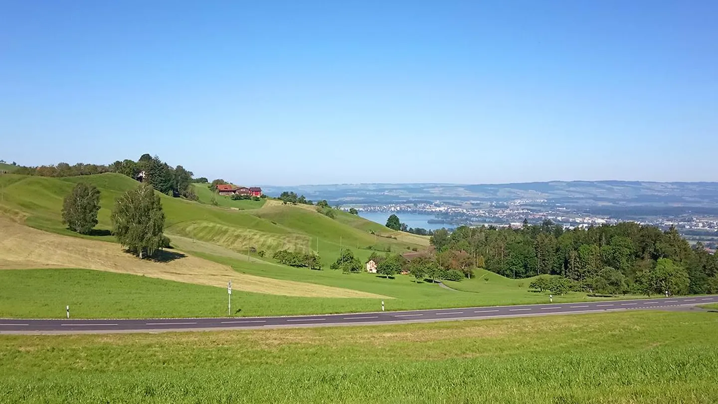 6.5 Rooms (2-storey) in a dream location with lake, mountain, and panoramic views - Photo 2 of 13