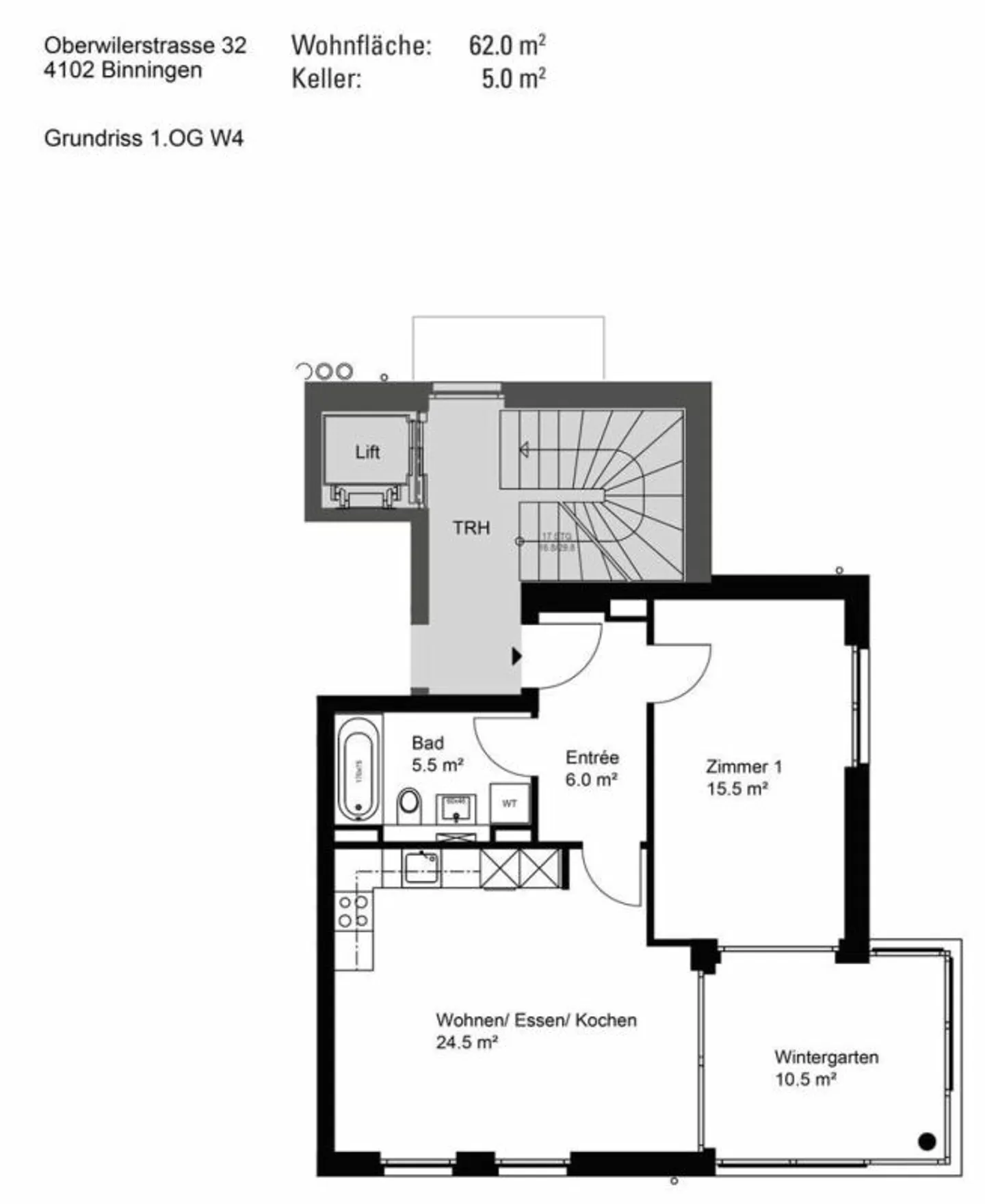 Charmante Wohnung mit Wintergarten - Foto 7 von 7