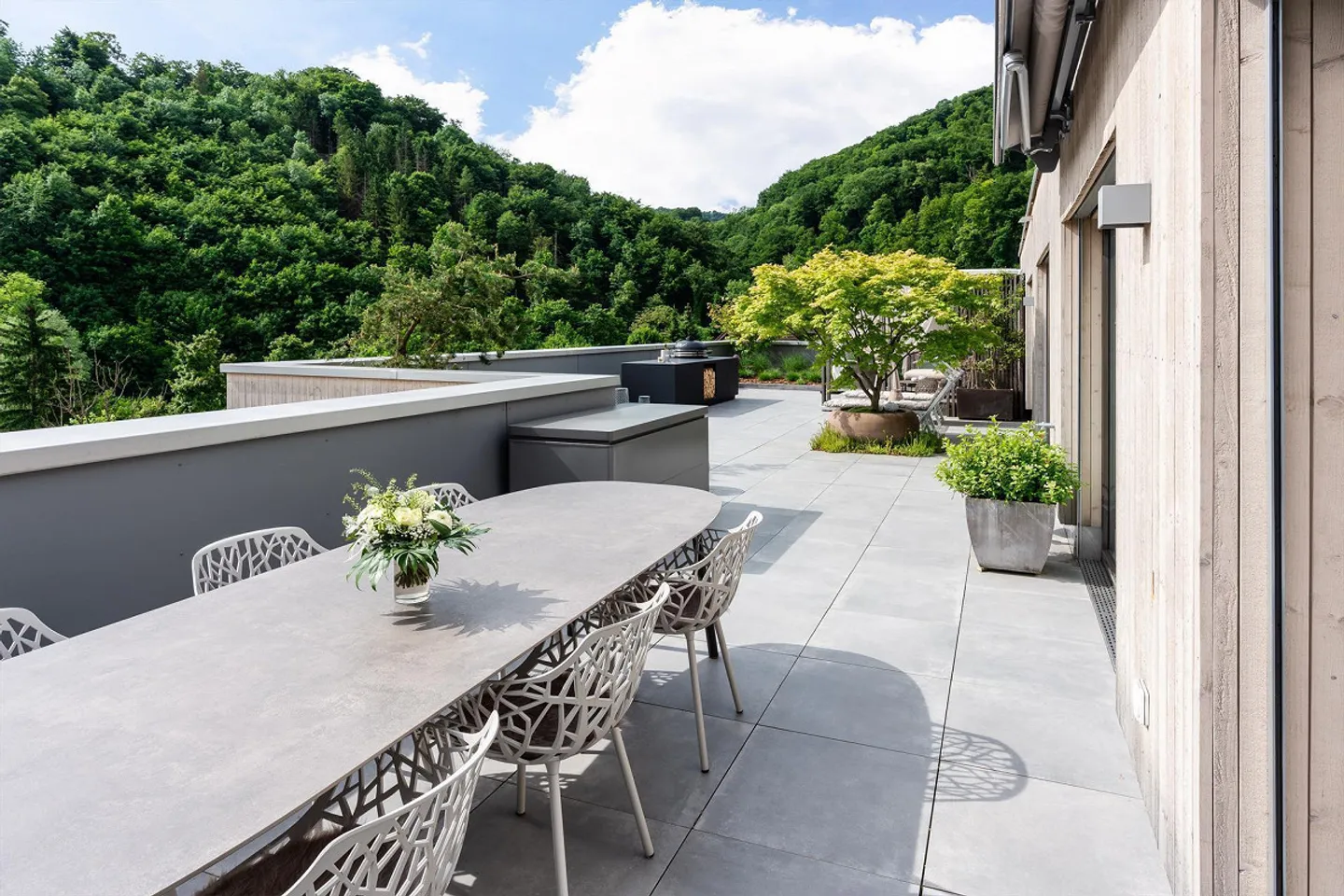 Appartement penthouse exclusif avec terrasse spacieuse et jardin - Photo 13 sur 20