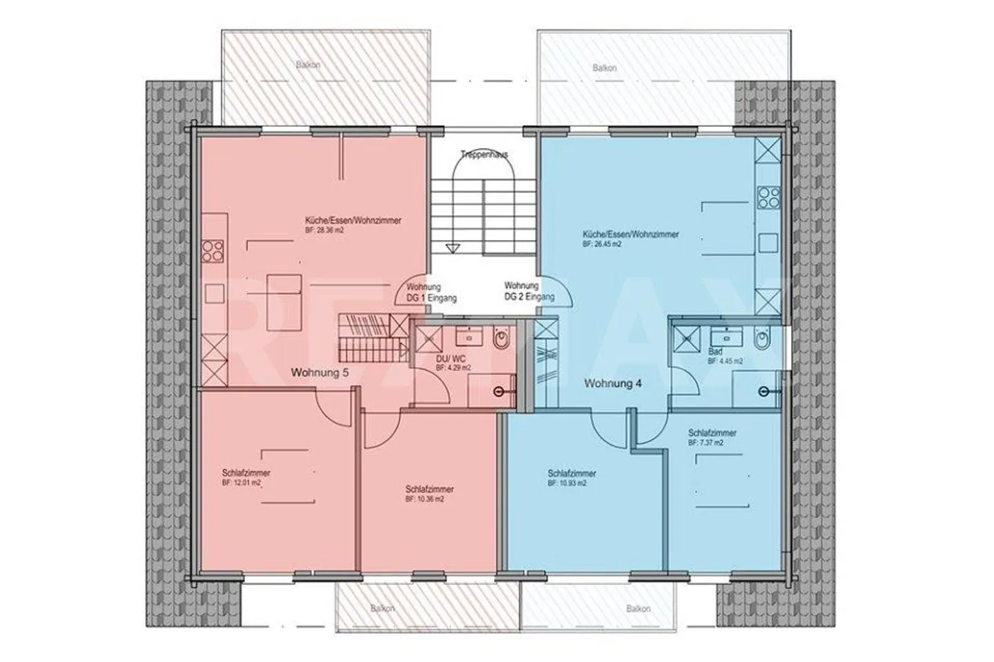 3 Zimmer-Ferienwohnung - Dachwohnung Nr. 4 - Foto 13 von 13