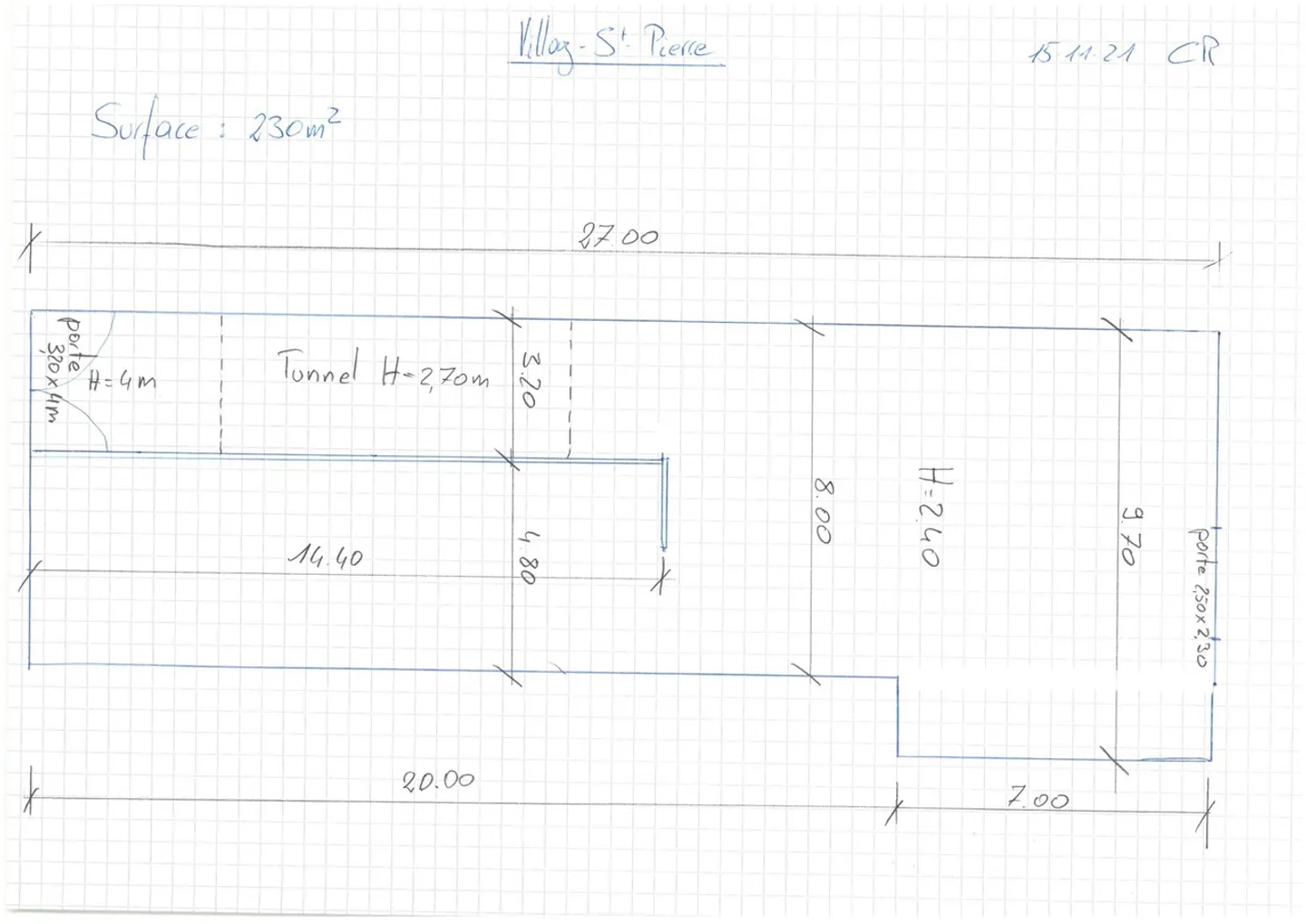 Deposit of approximately 230 m² (former barn), as is - Fixed term - Photo 3 of 3