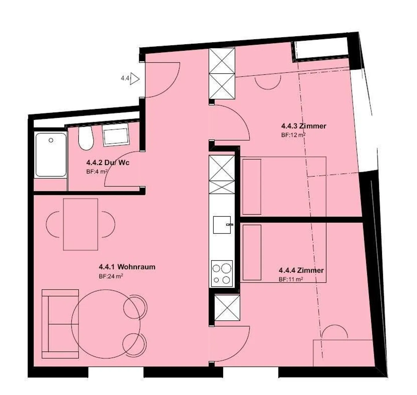 Gemütliche 3.5 Zimmer-Wohnung in der Churer Altstadt zu vermieten! - Foto 7 di 7