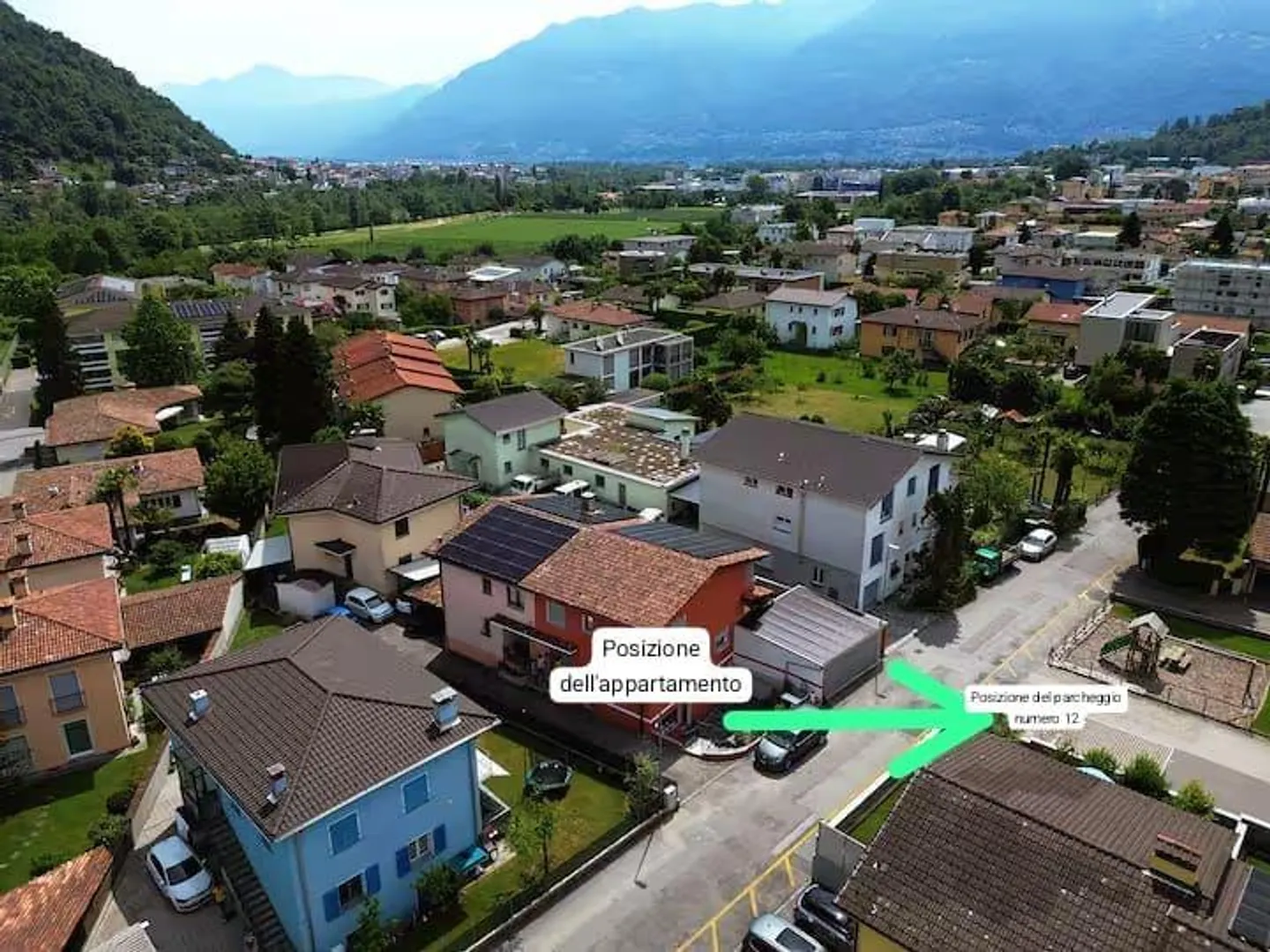 Appartement deux pièces rénové avec terrasse, entrée indépendante et parking inclus à Losone - disponible à partir de novembre pour des séjours de moyenne durée - Photo 22 sur 22