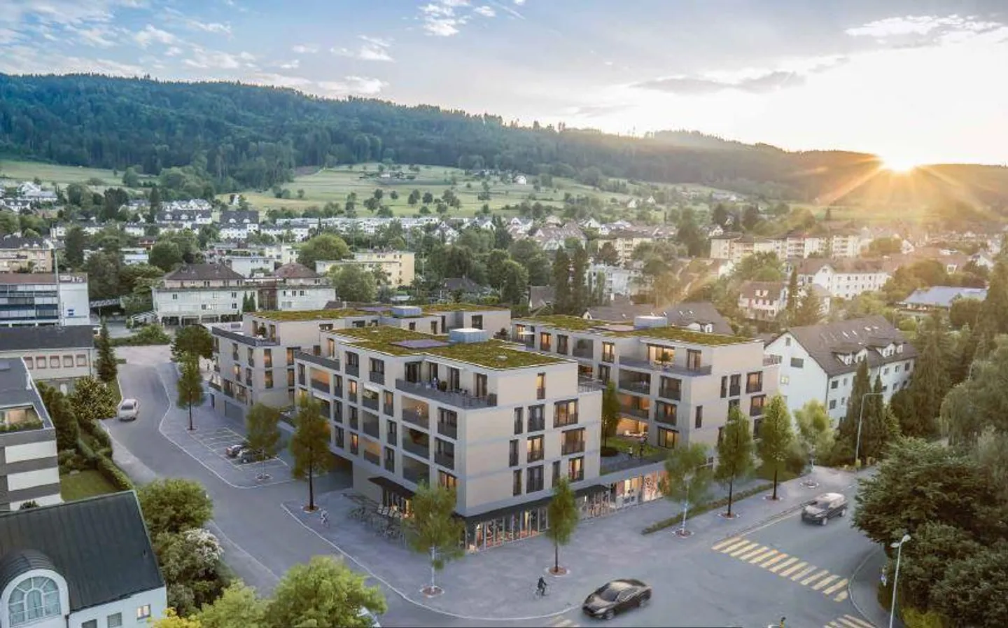 Appartement neuf de 2,5 pièces au centre de la commune d'Egg - Photo 1 sur 4