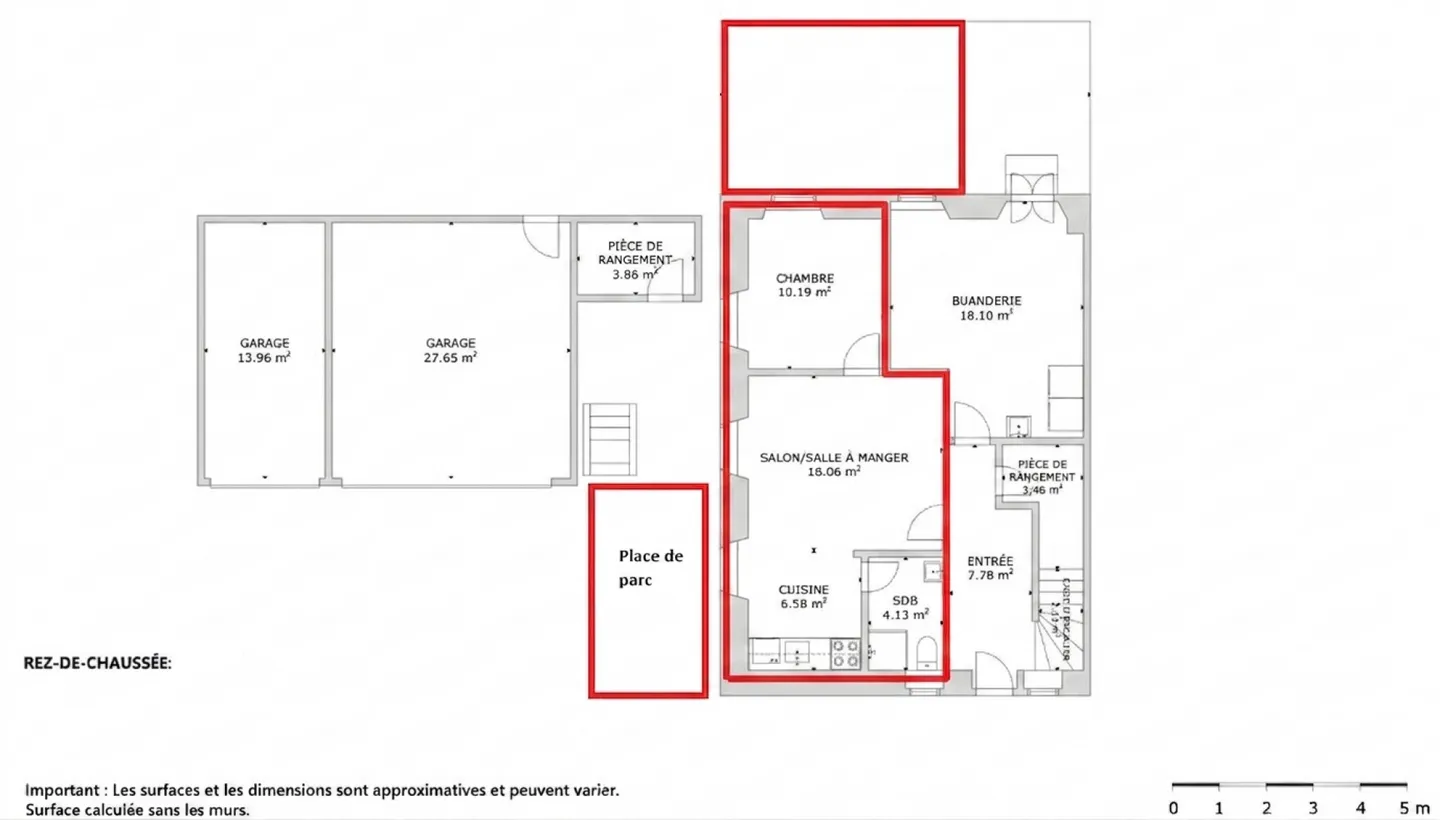 2-room apartment on the ground floor - Photo 7 of 9