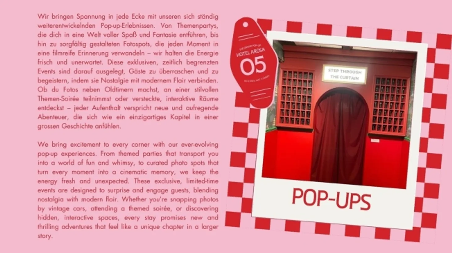 «Ein historisches 5-Sterne-Hotel wird zu einem Pop-Up Hotel für moderne Nomaden & Bergliebhaber!» - Foto 7 von 8