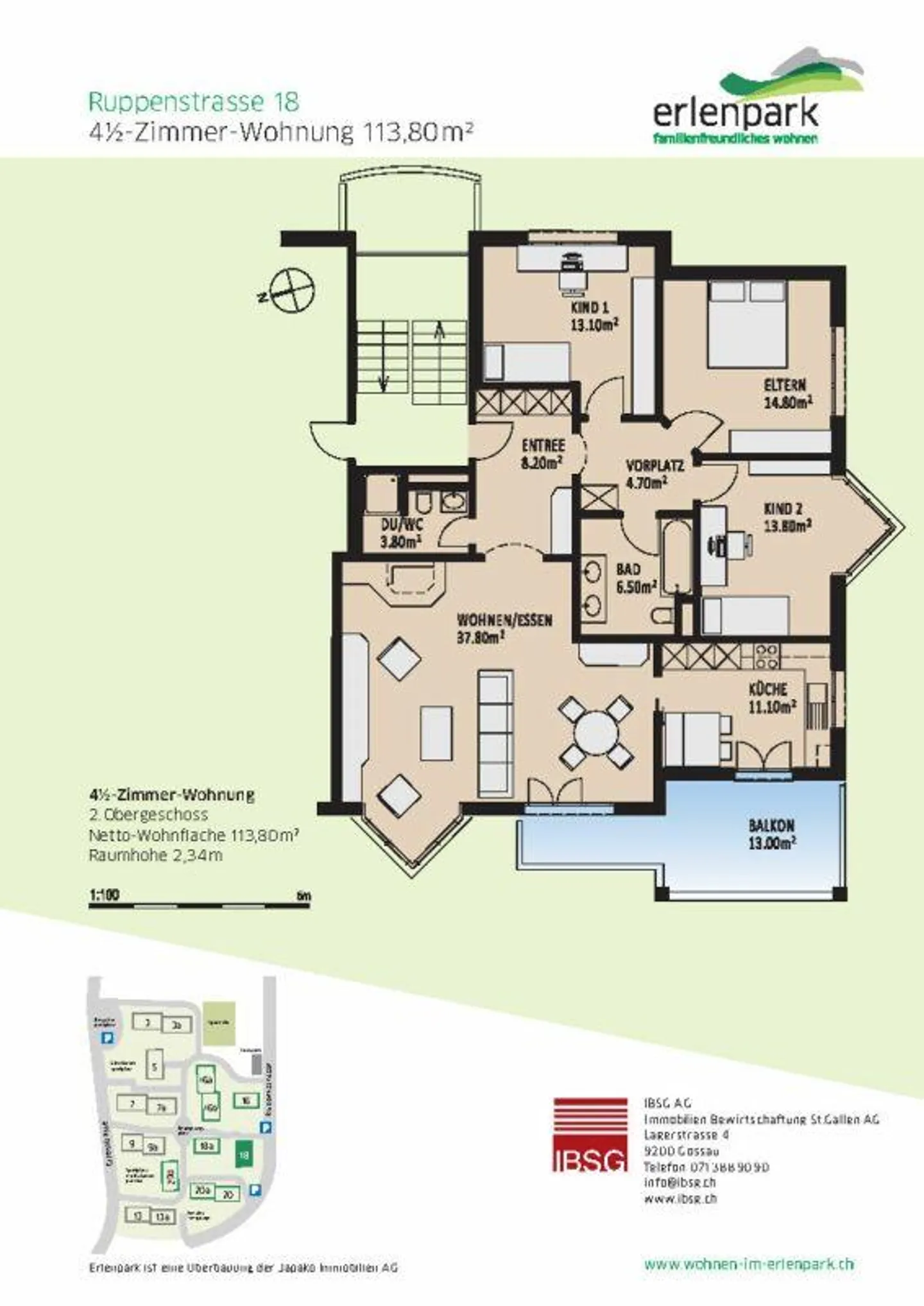 Appartement calme dans un bon emplacement - Photo 10 sur 12