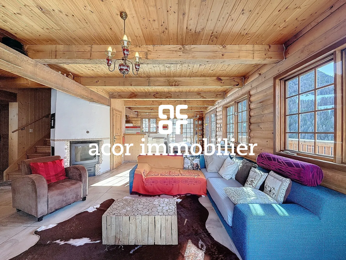 Canadian chalet in the Val d'Anniviers - In the heart of the resorts - Photo 1 of 6