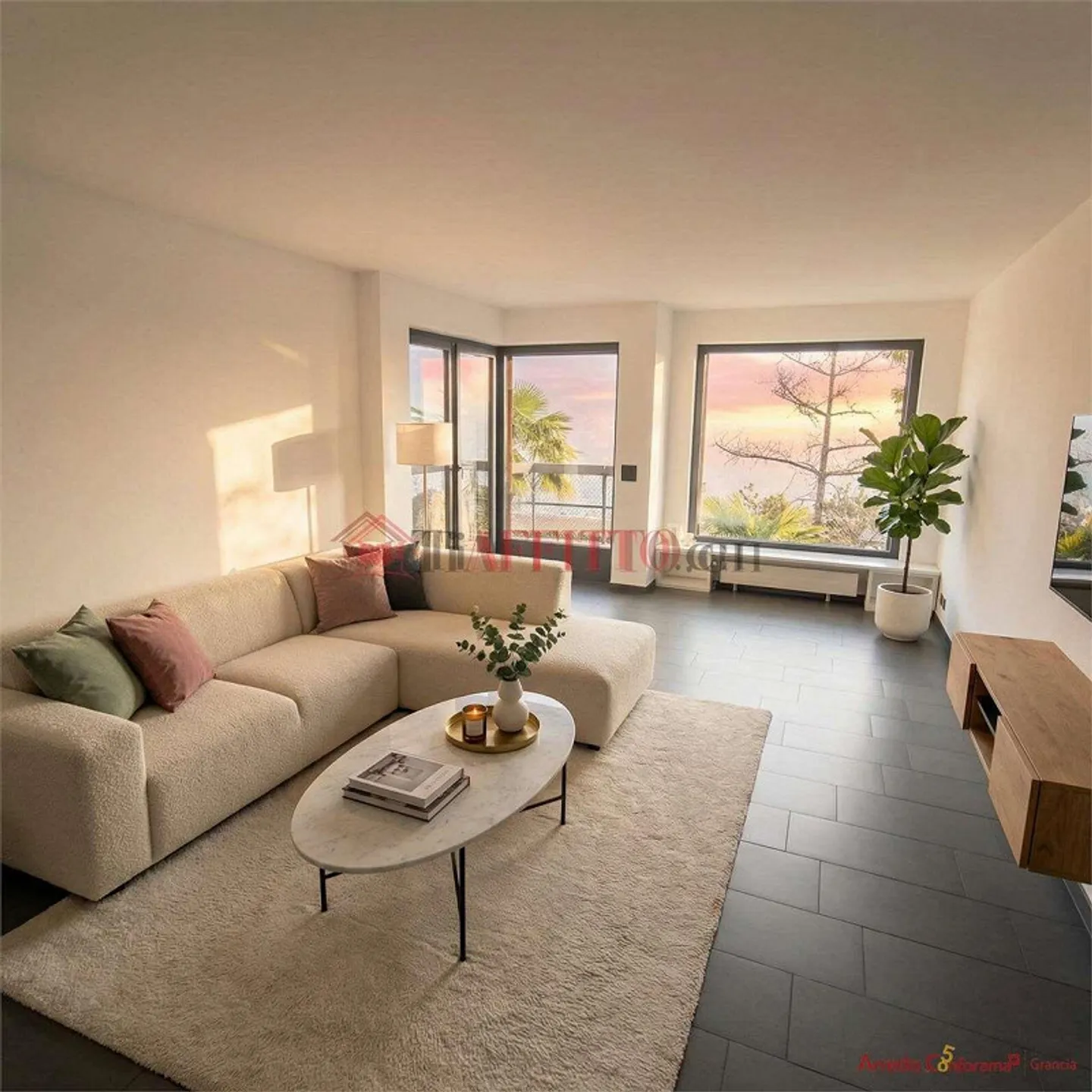 2.5 FURNISHED WITH LAKE VIEW IN PORZA - Photo 1 of 7