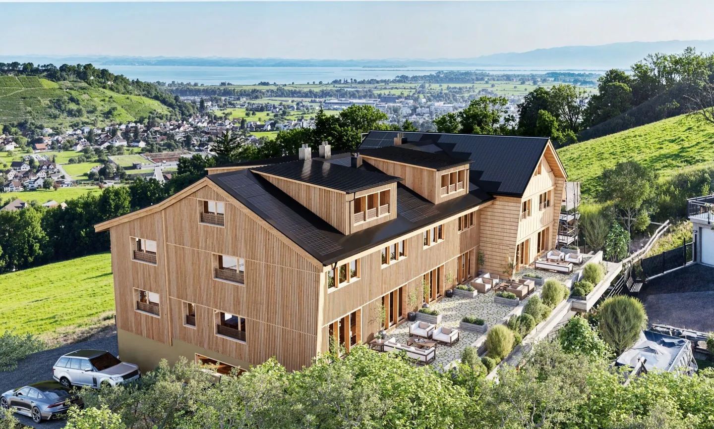 HAUFEN 145 - Appartement en duplex de 5,5 pièces avec vue imprenable sur le lac - Photo 2 sur 10