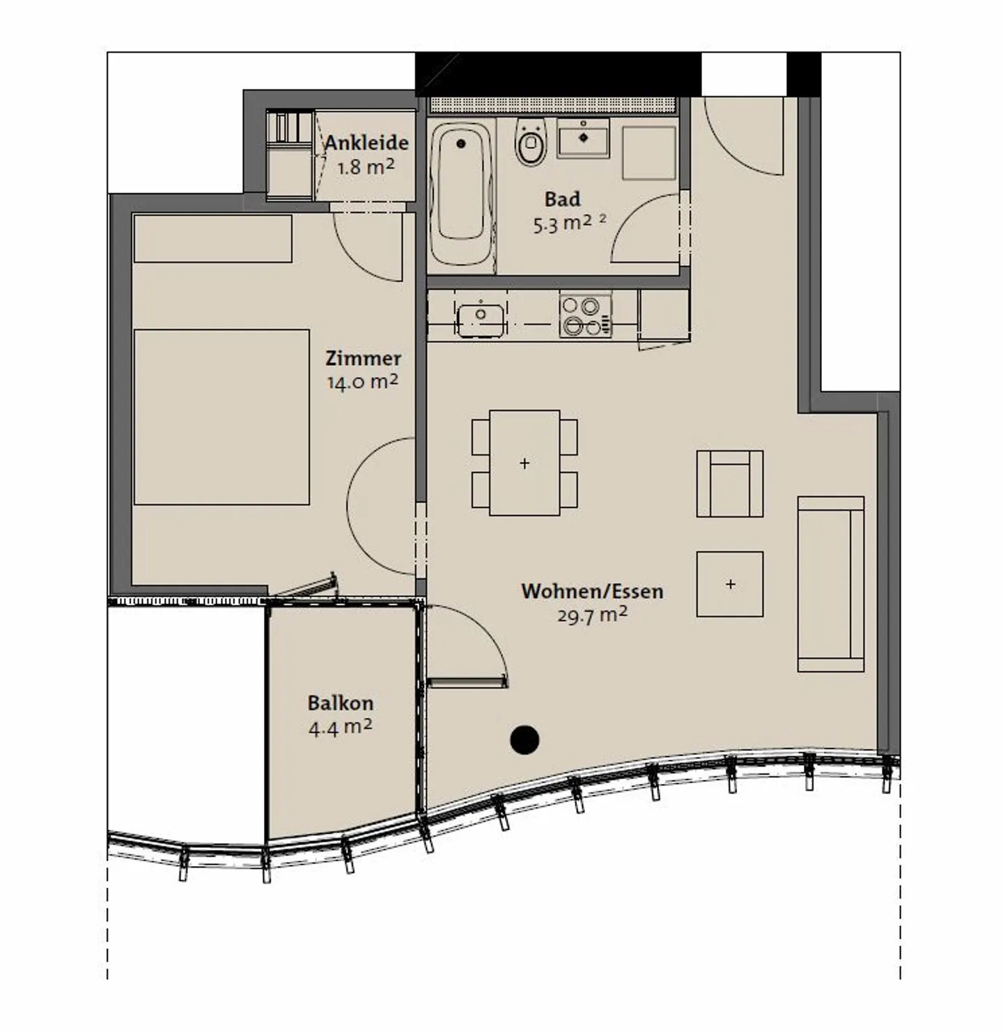 Hochhausfeeling gefällig? Hier finden Sie Ihre neue Wohnung im 18. OG - Foto 7 von 7