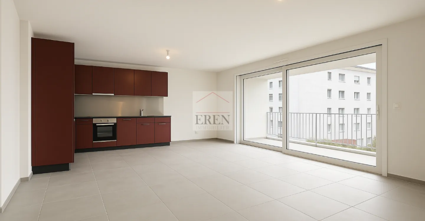 Superb 3.5 Room Apartment with Large 40m2 Balcony-Terrace on the 2nd Floor - Photo 6 of 11