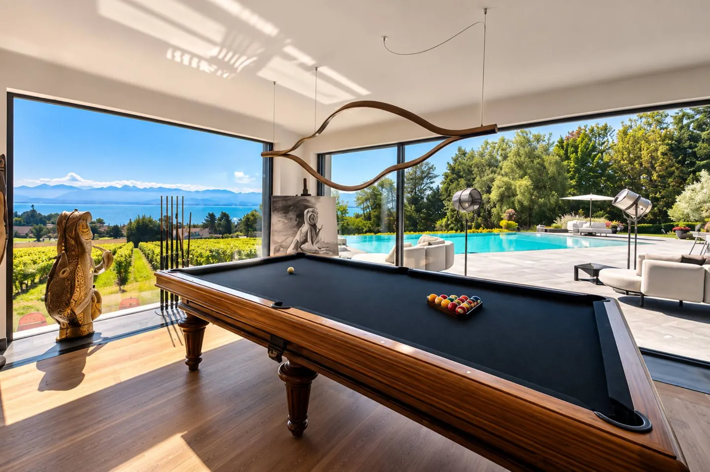 Maison de Luxe Contemporaine avec Vue Lac - Photo 1 sur 1