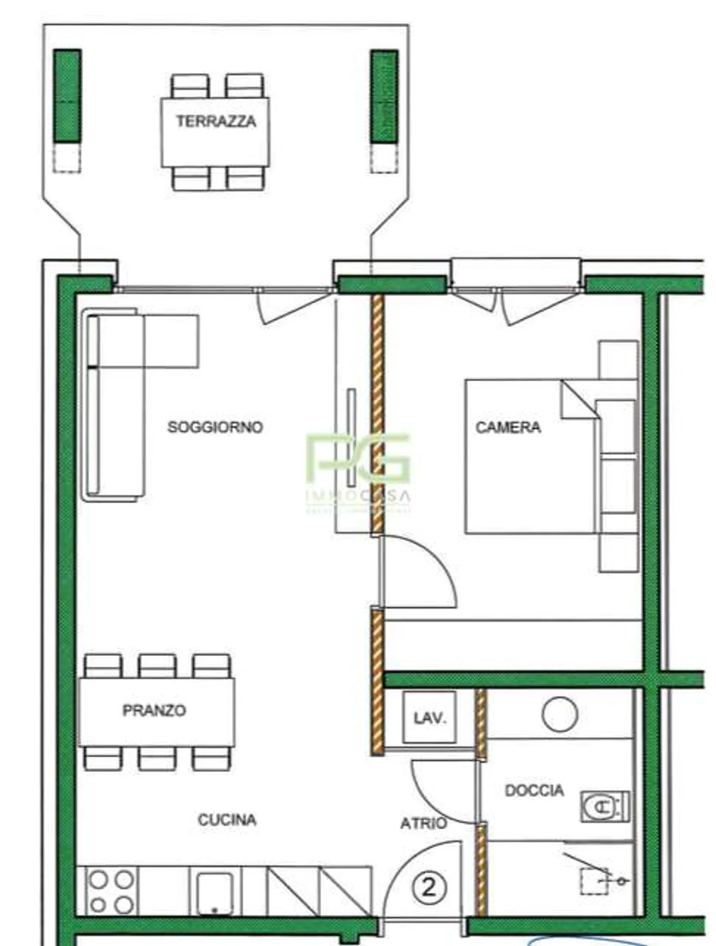 New 2.5-room apartment with garden - Photo 7 of 9