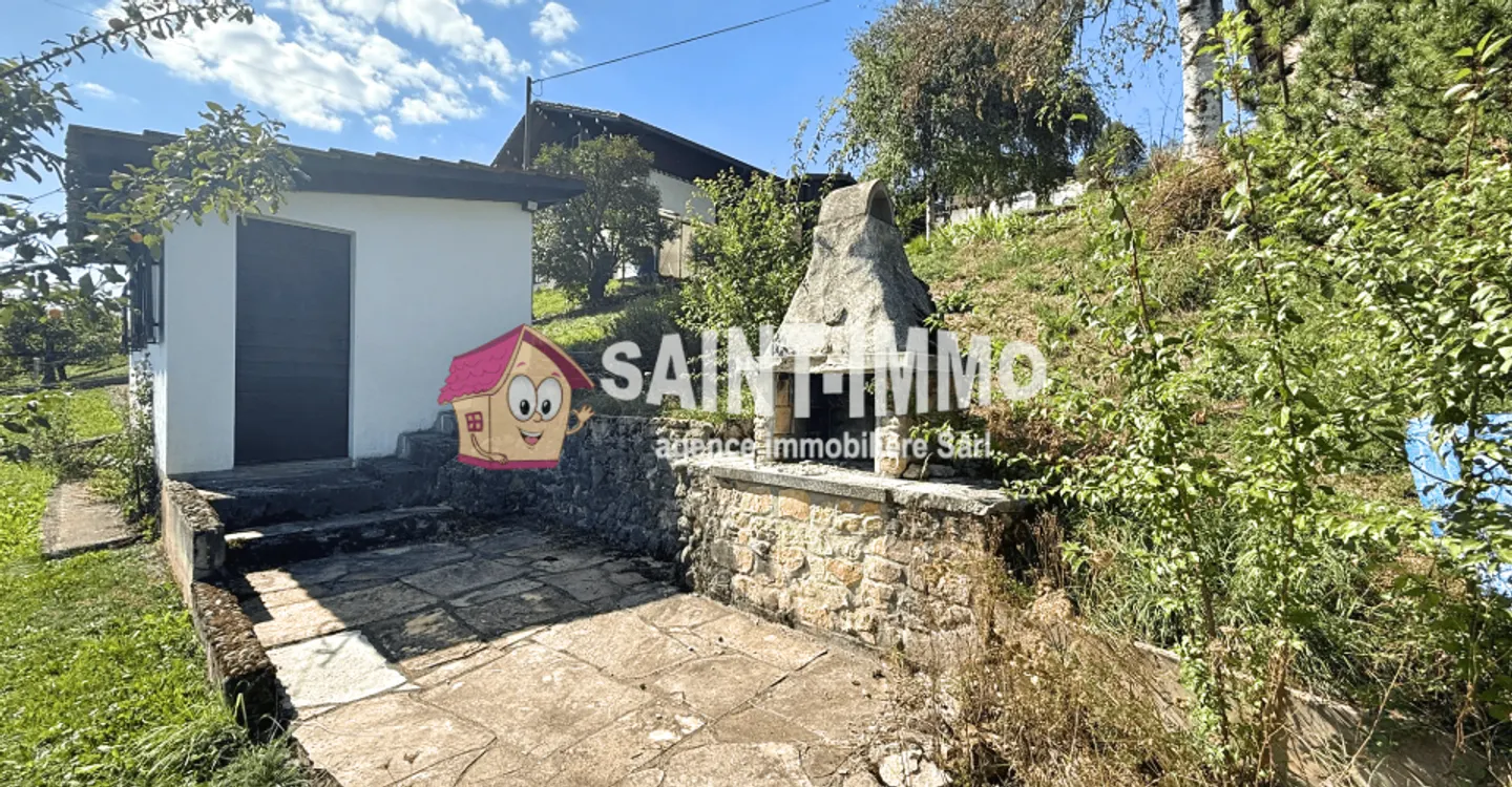 Chalet mit zwei Wohnungen (3 & 6,5 Zimmer) mit einem 840 m2 großen Garten, Terrasse und Garagen - Foto 19 von 23