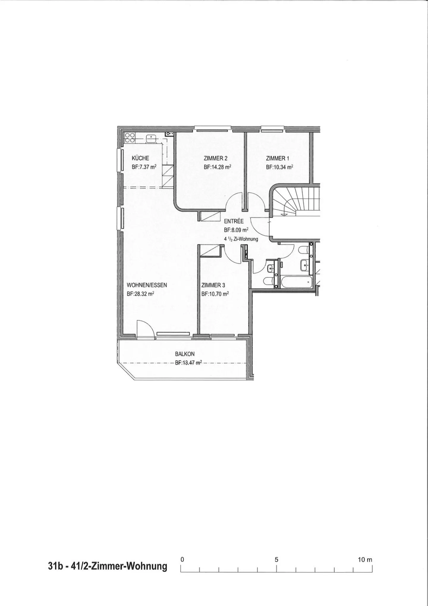 Des appartements de 4,5 pièces fraîchement rénovés recherchent un locataire approprié ! - Photo 7 sur 7