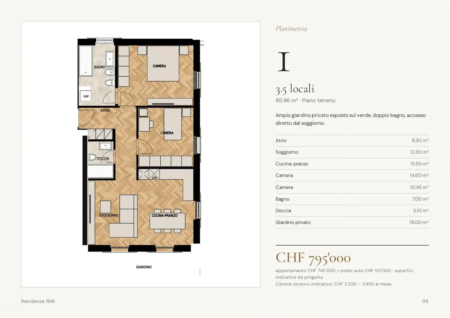 Neue 3.5 Zimmer mit großem Privatgarten - Foto 4 von 4