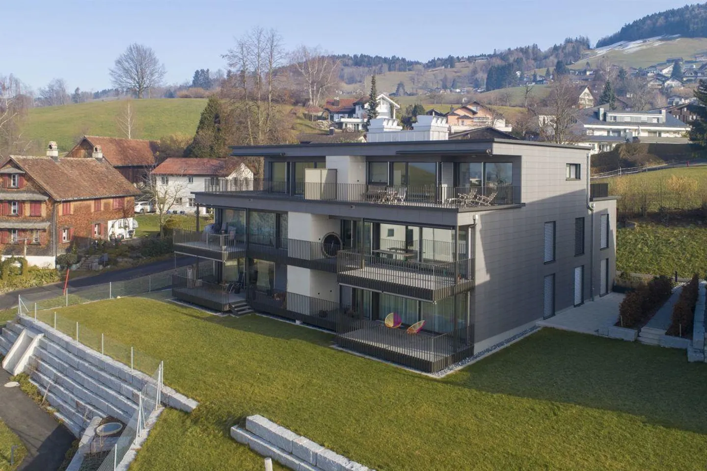 4.5-Zimmer-Wohnung mit fantastischer Aussicht (A3) - Photo 12 sur 12