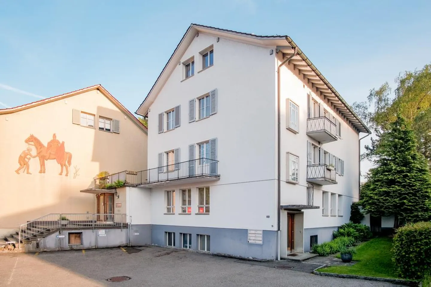 Parking extérieur près de la gare de Gossau, Poststrasse 8 - Photo 1 sur 1