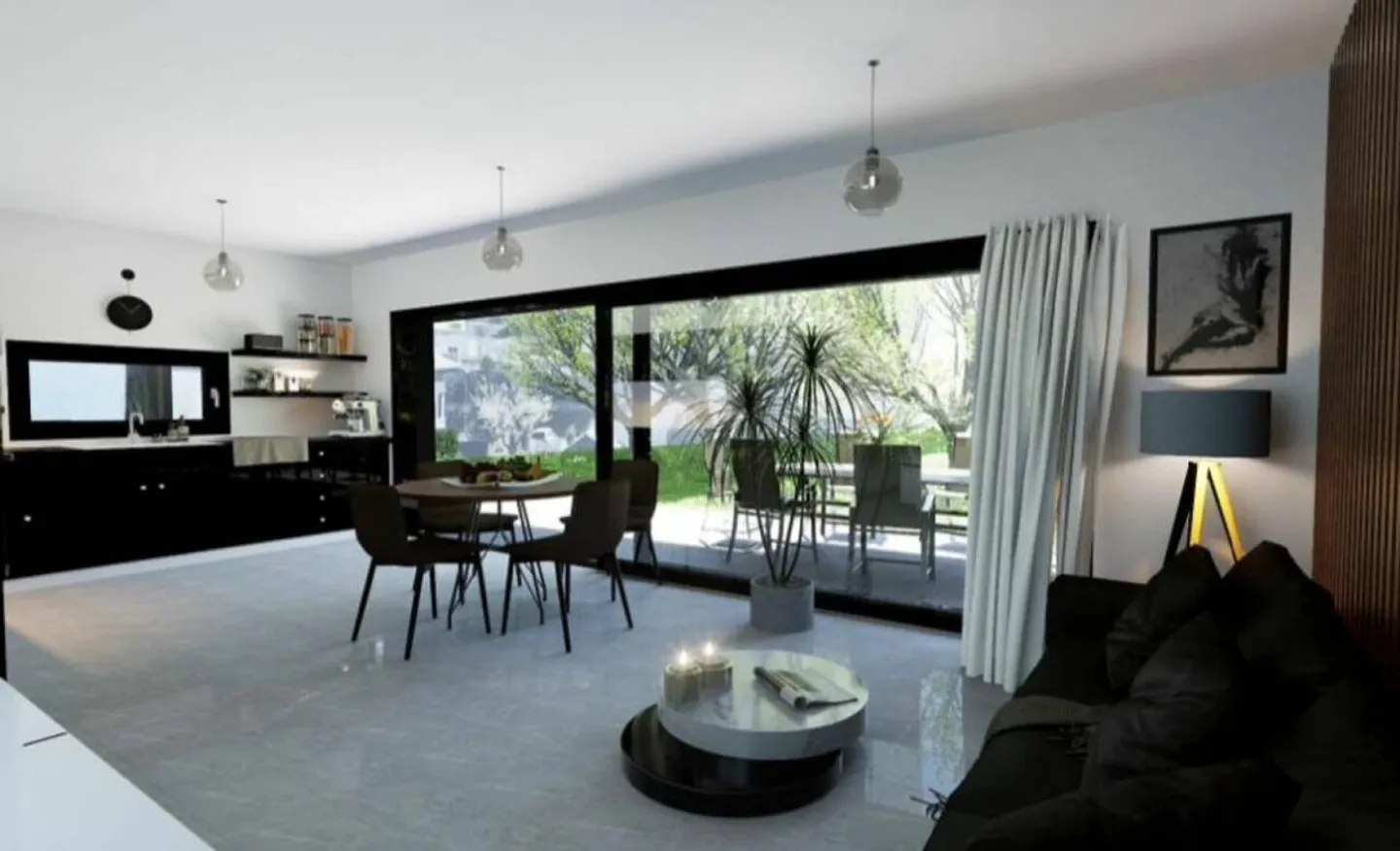 Semi-Detached House 4.5 Rooms in Saxon - Photo 3 of 7