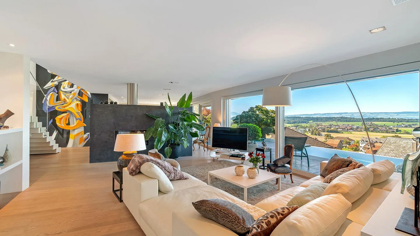 Maison moderne et élégante avec bien-être, ascenseur et piscine - Photo 1 sur 4